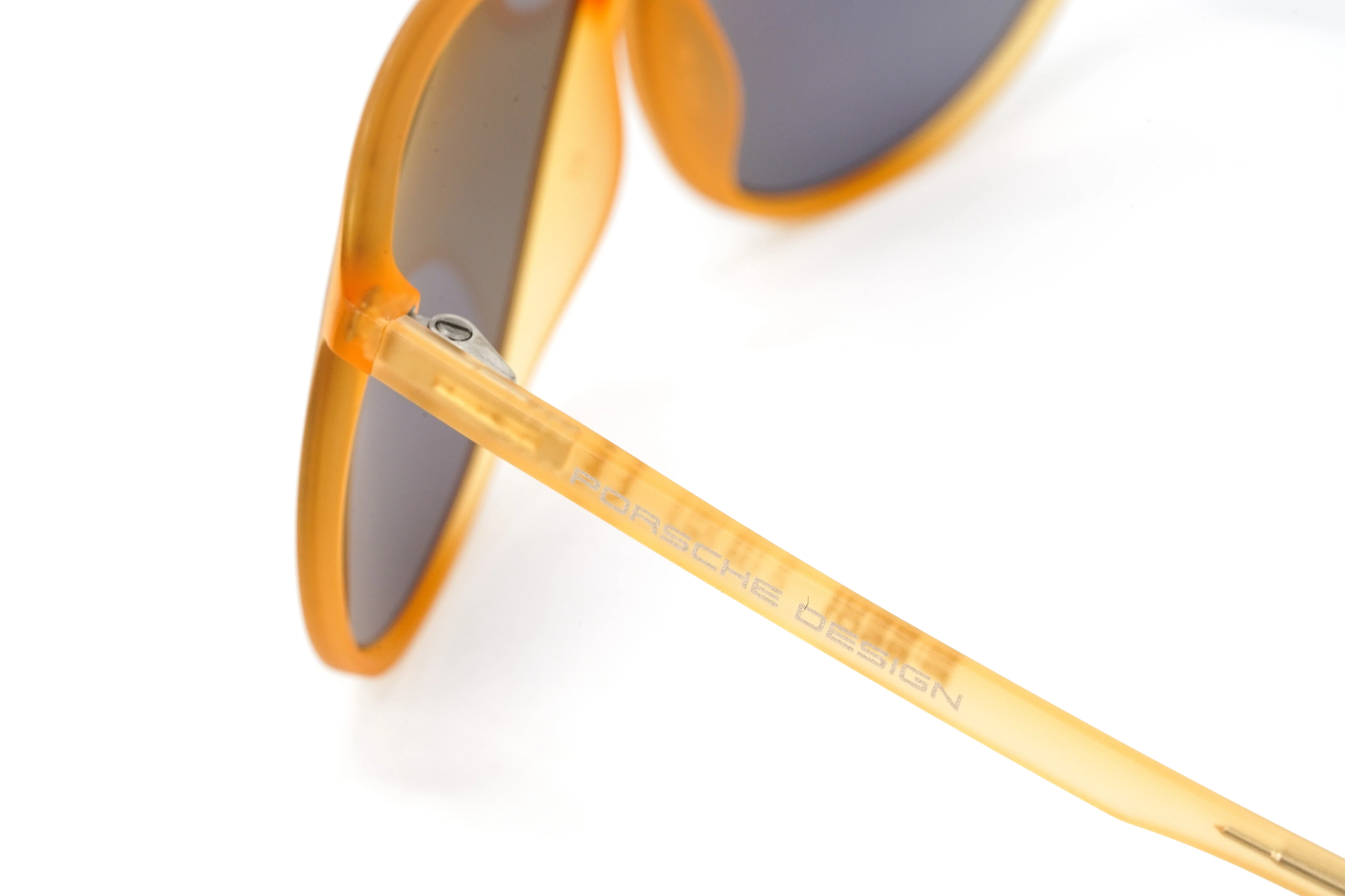 Porsche Design Unisex Sunglasses Pilot Orange P8601 C - Image 7