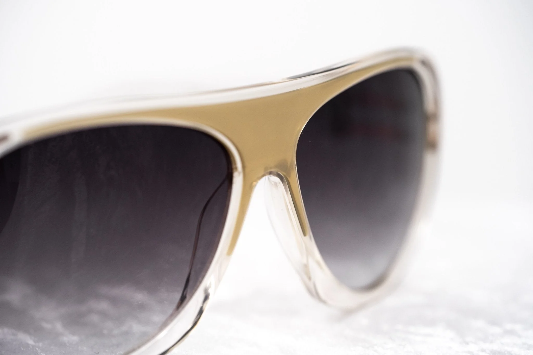 Prabal Gurung Sunglasses Olive Clear and Grey - Image 8