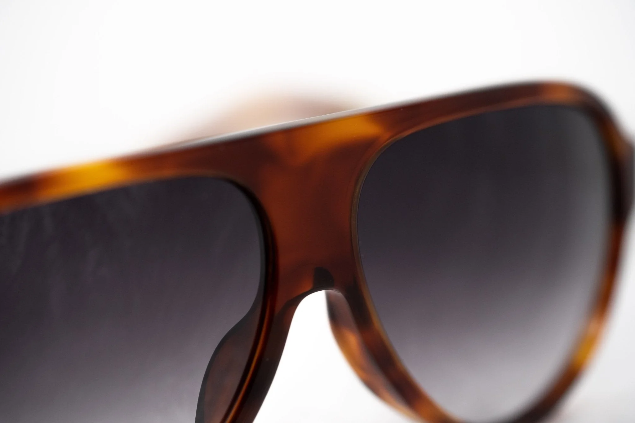 Prabal Gurung Sunglasses Dark Brown Tortoise Shell and Grey - Image 8