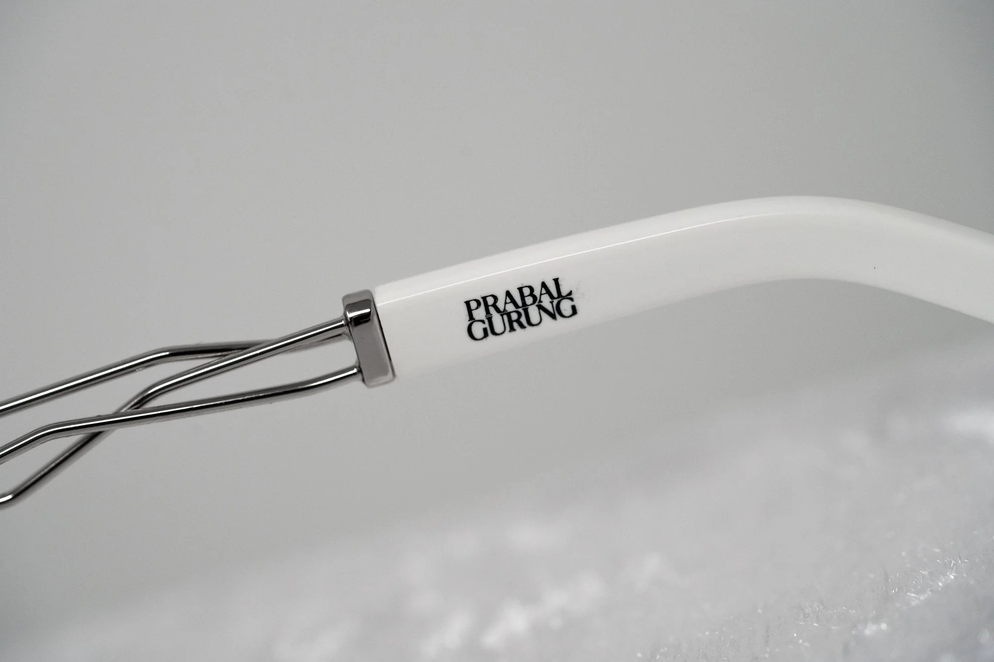 Prabal Gurung Sunglasses White and Grey - Image 10