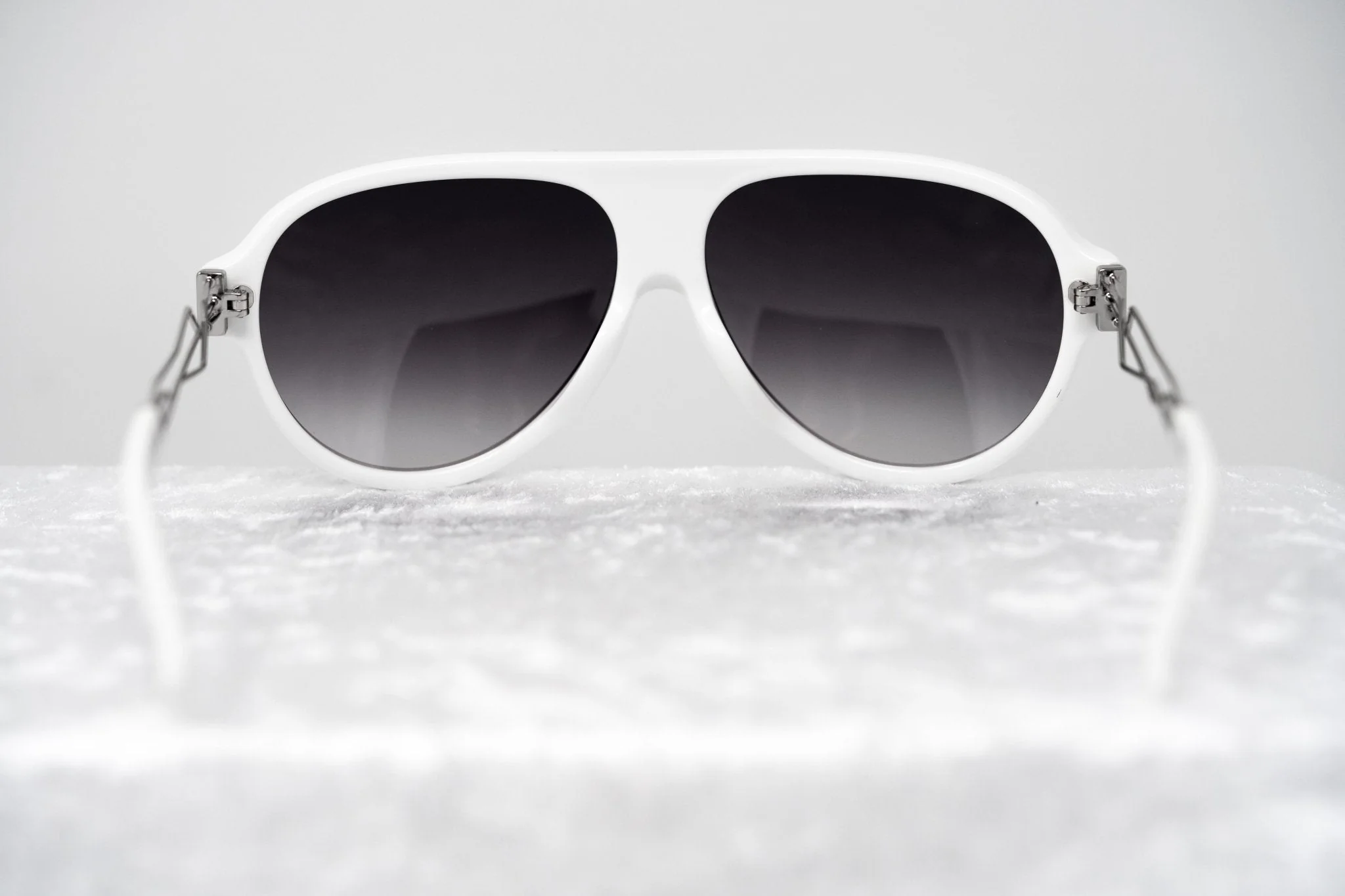 Prabal Gurung Sunglasses White and Grey - Image 6