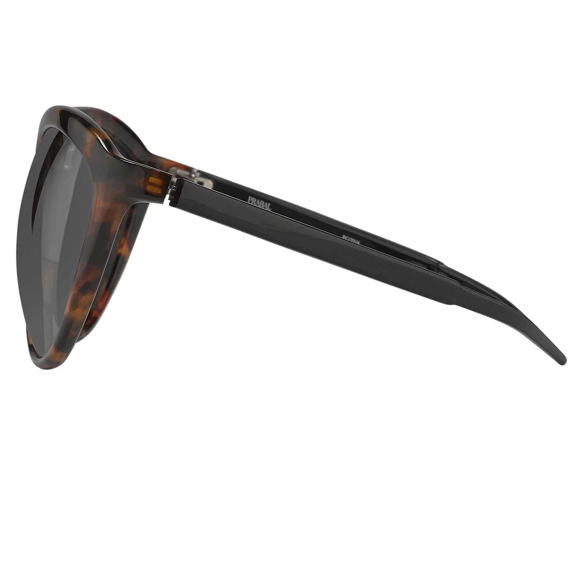 Prabal Gurung Sunglasses Oversized TortoiseShell and Grey - Image 3