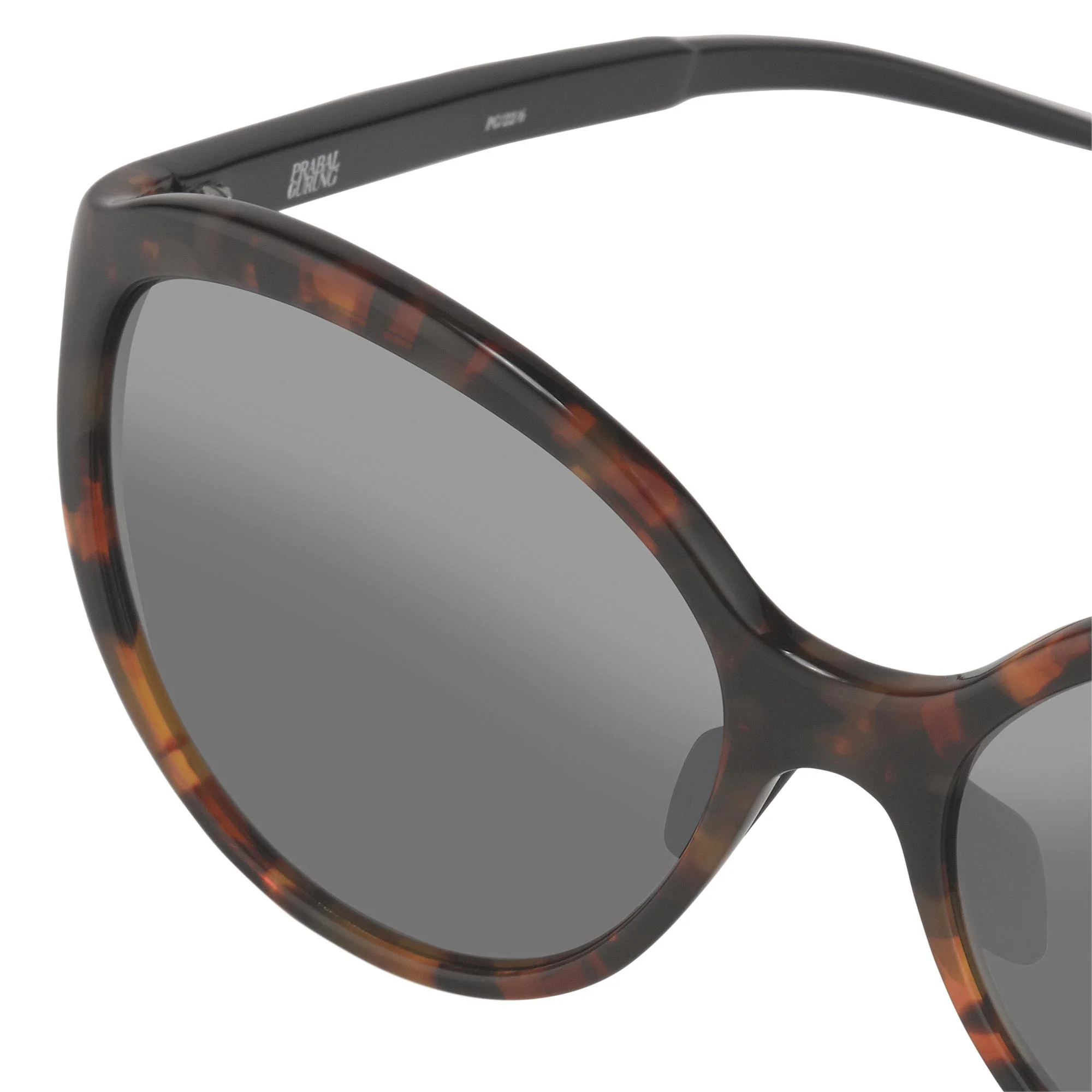 Prabal Gurung Sunglasses Oversized TortoiseShell and Grey - Image 4