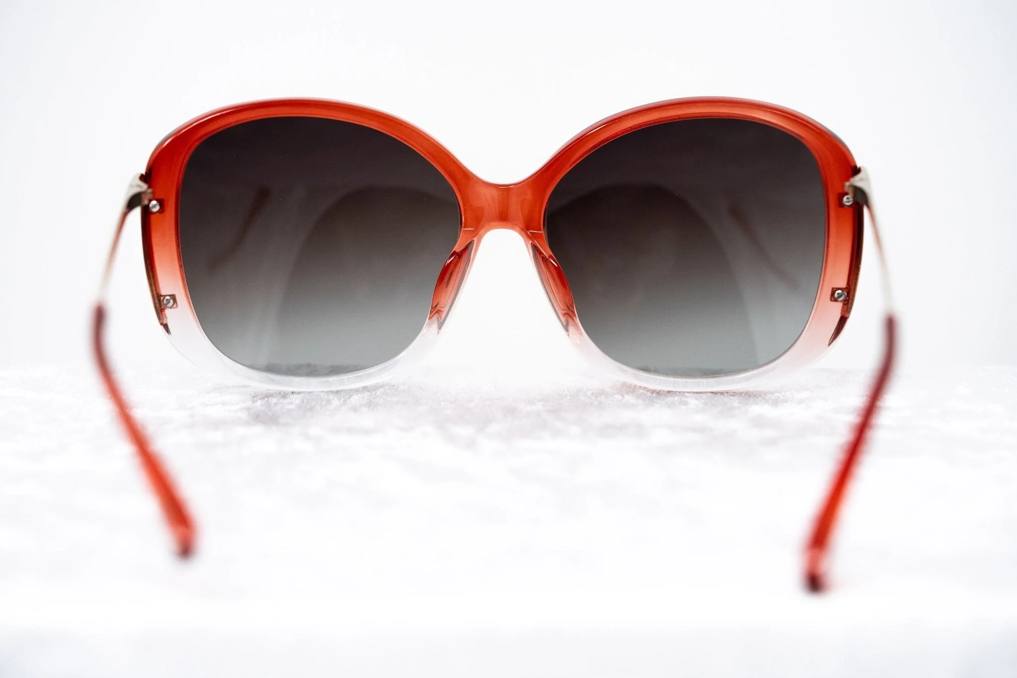 Prabal Gurung Sunglasses Oversized Red and Grey - Image 6