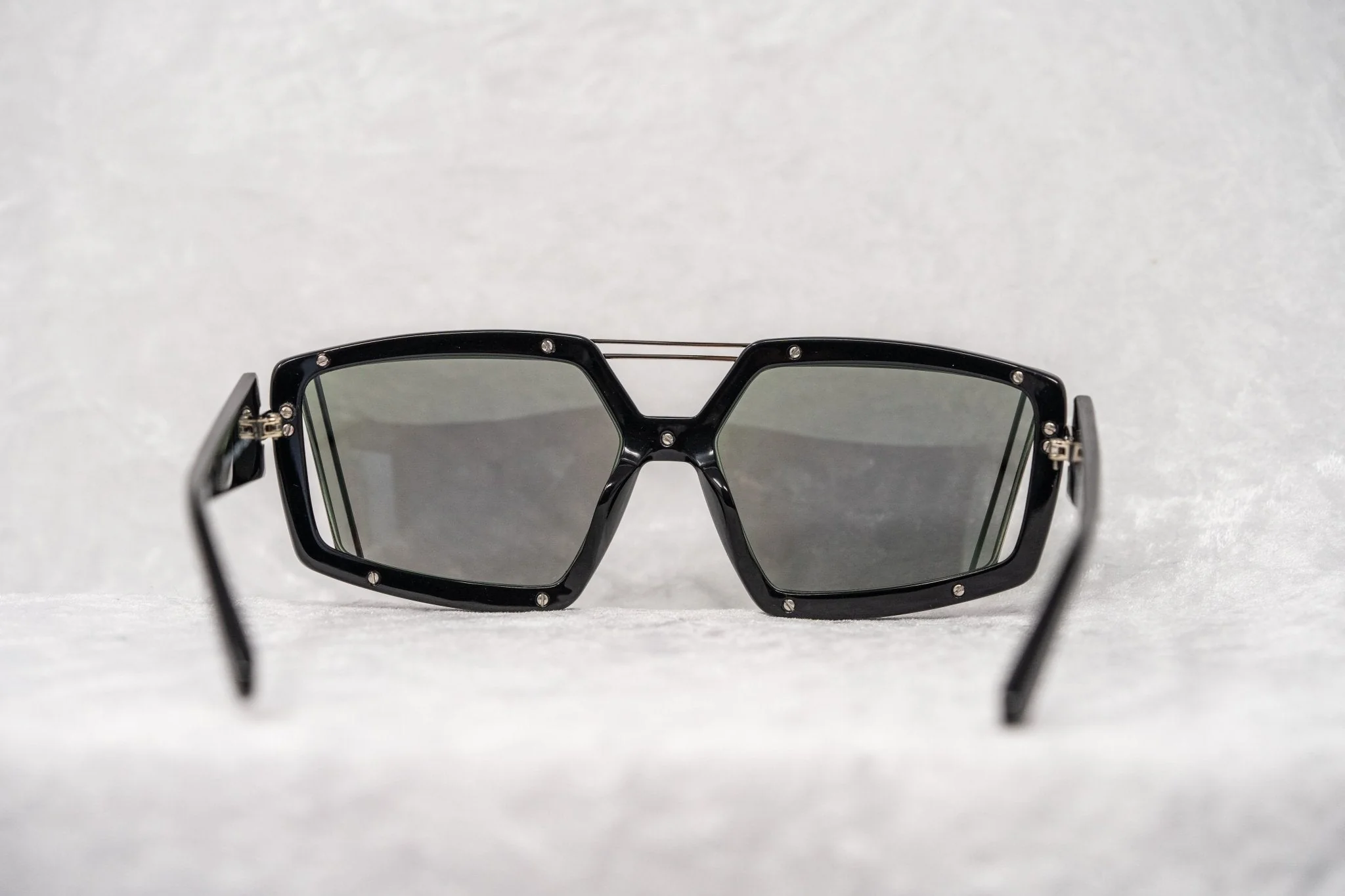 Prabal Gurung Sunglasses Rectangular Black and Purple - Image 11