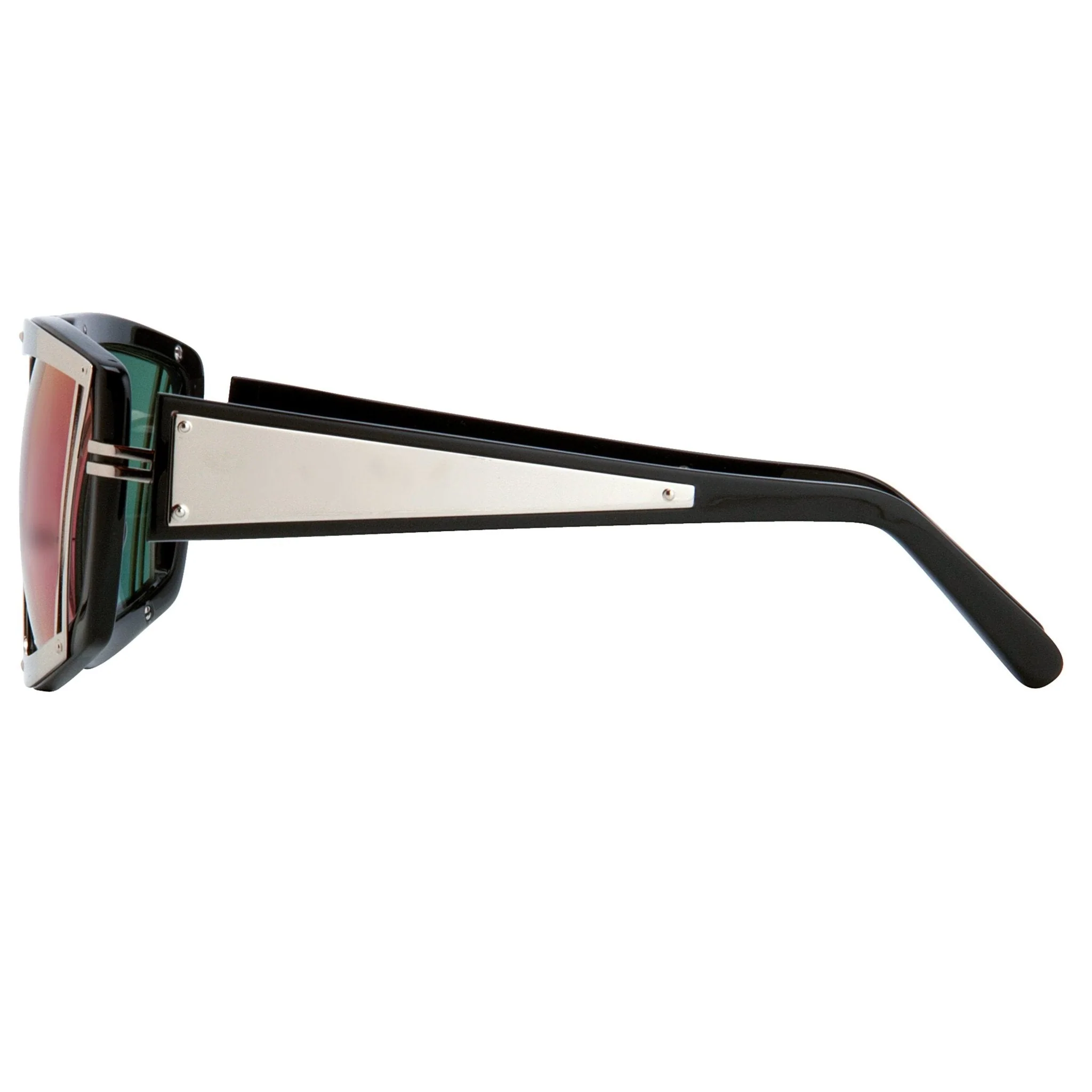 Prabal Gurung Sunglasses Rectangular Black and Purple - Image 4