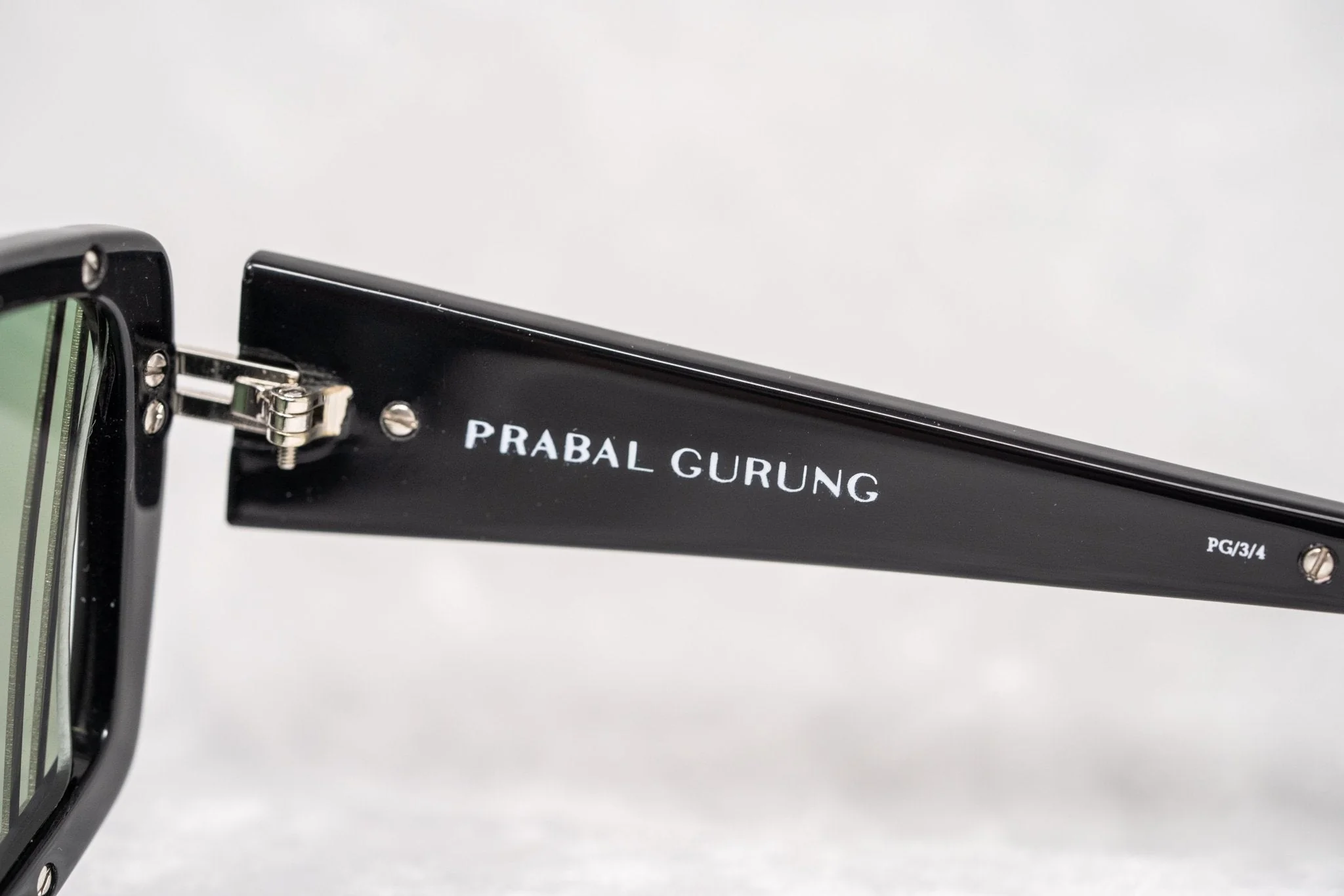 Prabal Gurung Sunglasses Rectangular Black and Purple - Image 8