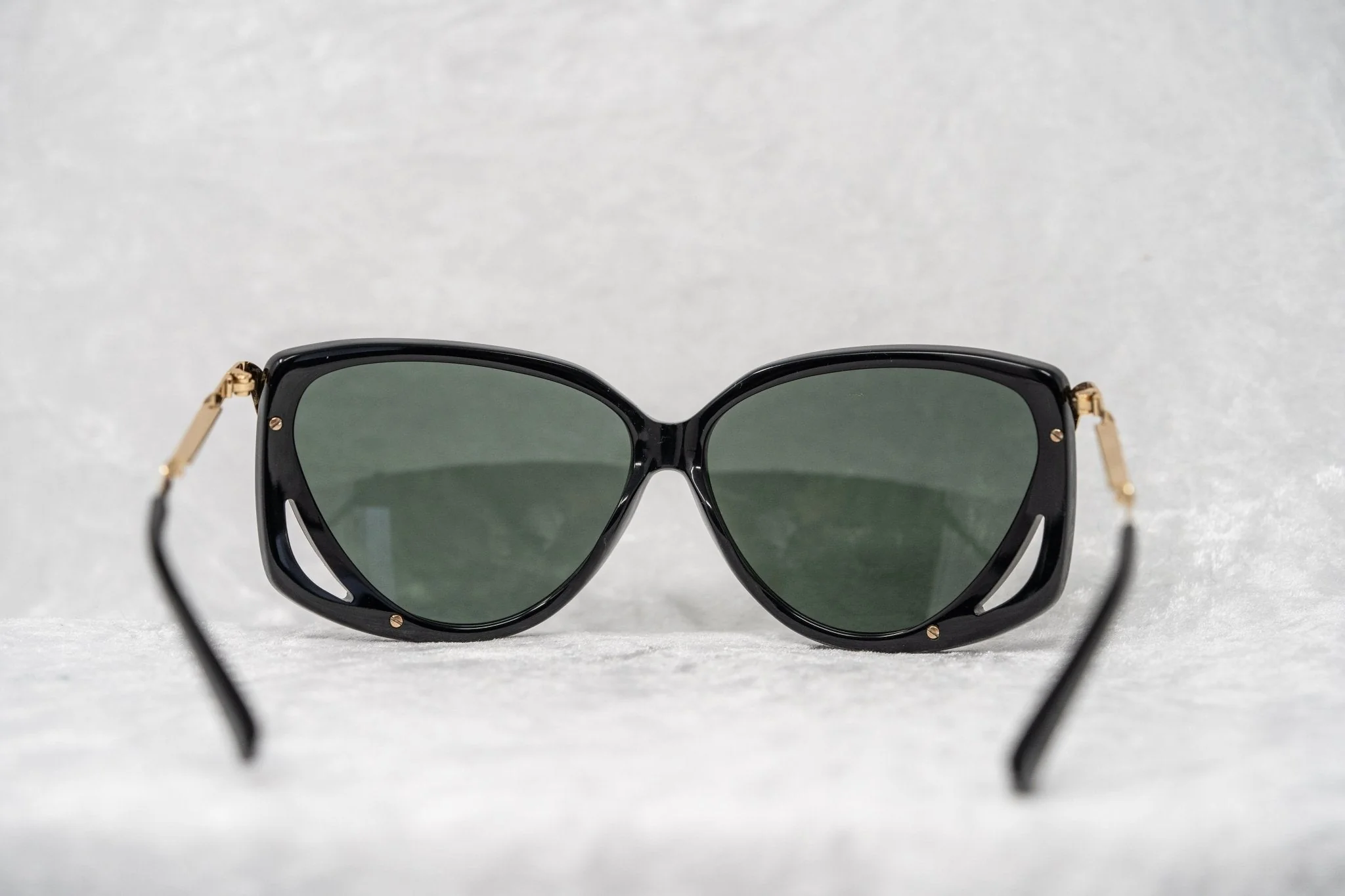 Prabal Gurung Sunglasses Rectangular Black and Grey - Image 11