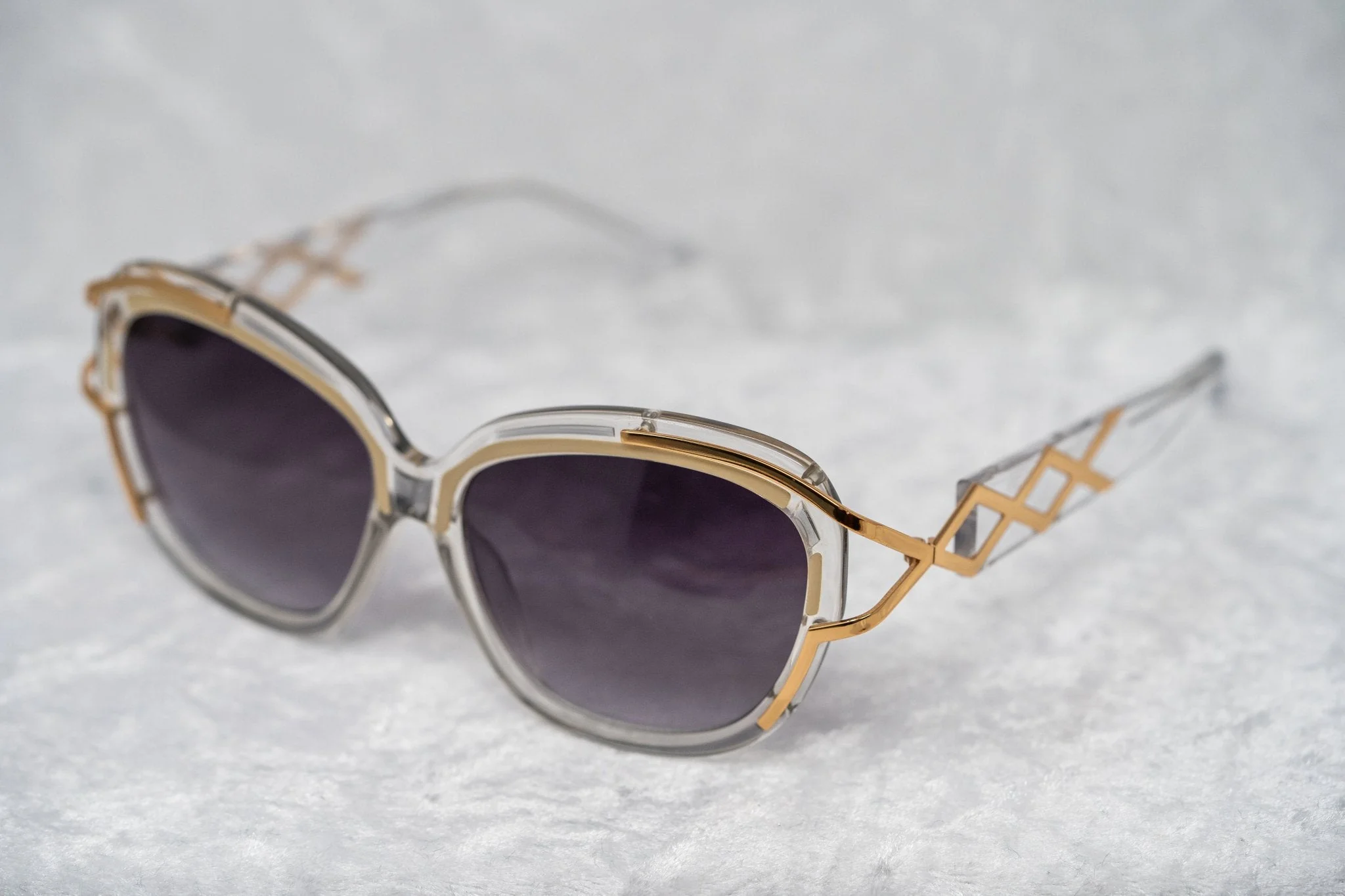 Prabal Gurung Sunglasses Square Olive and Grey - Image 5