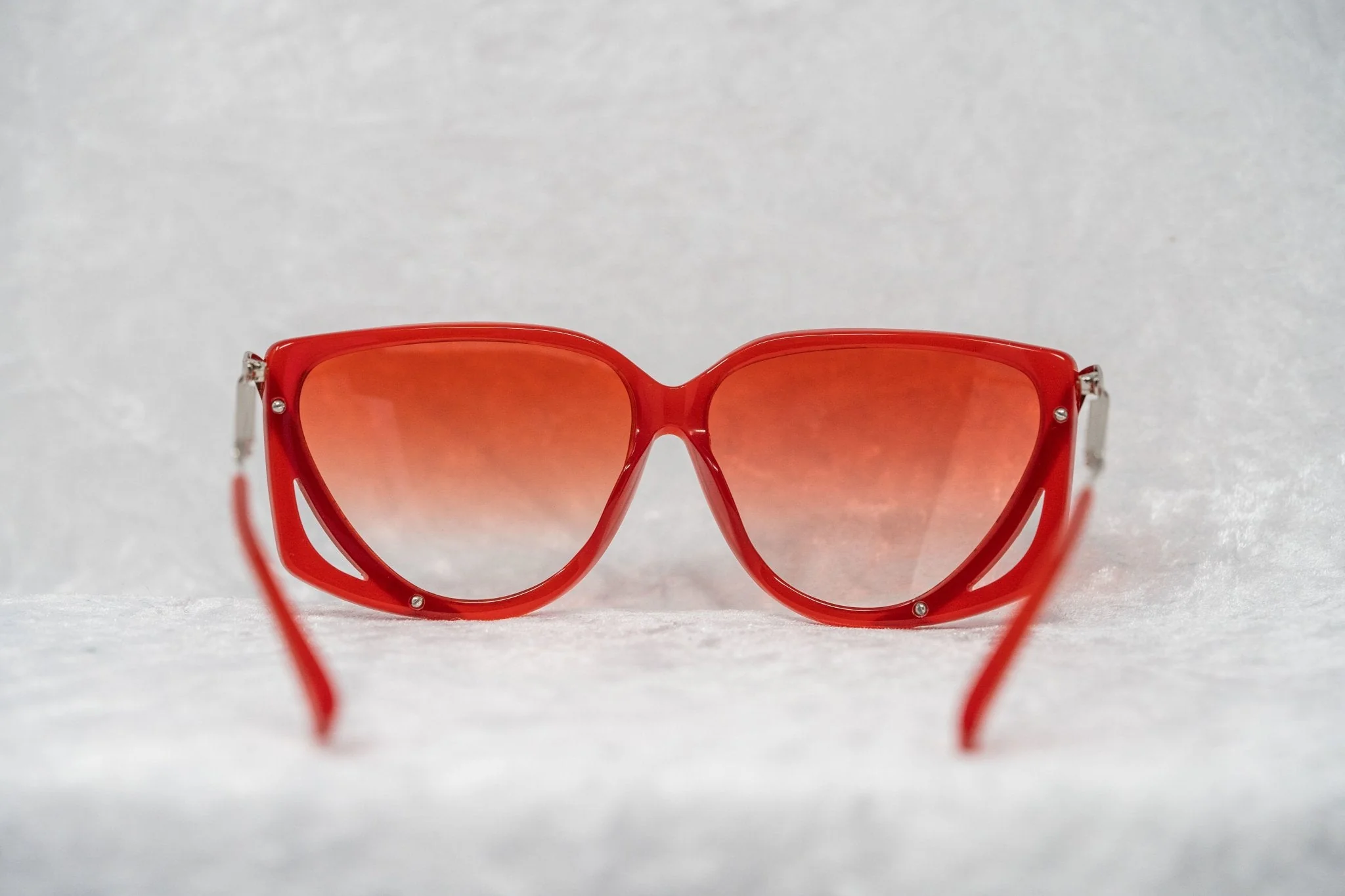 Prabal Gurung Sunglasses Rectangular Red - Image 10