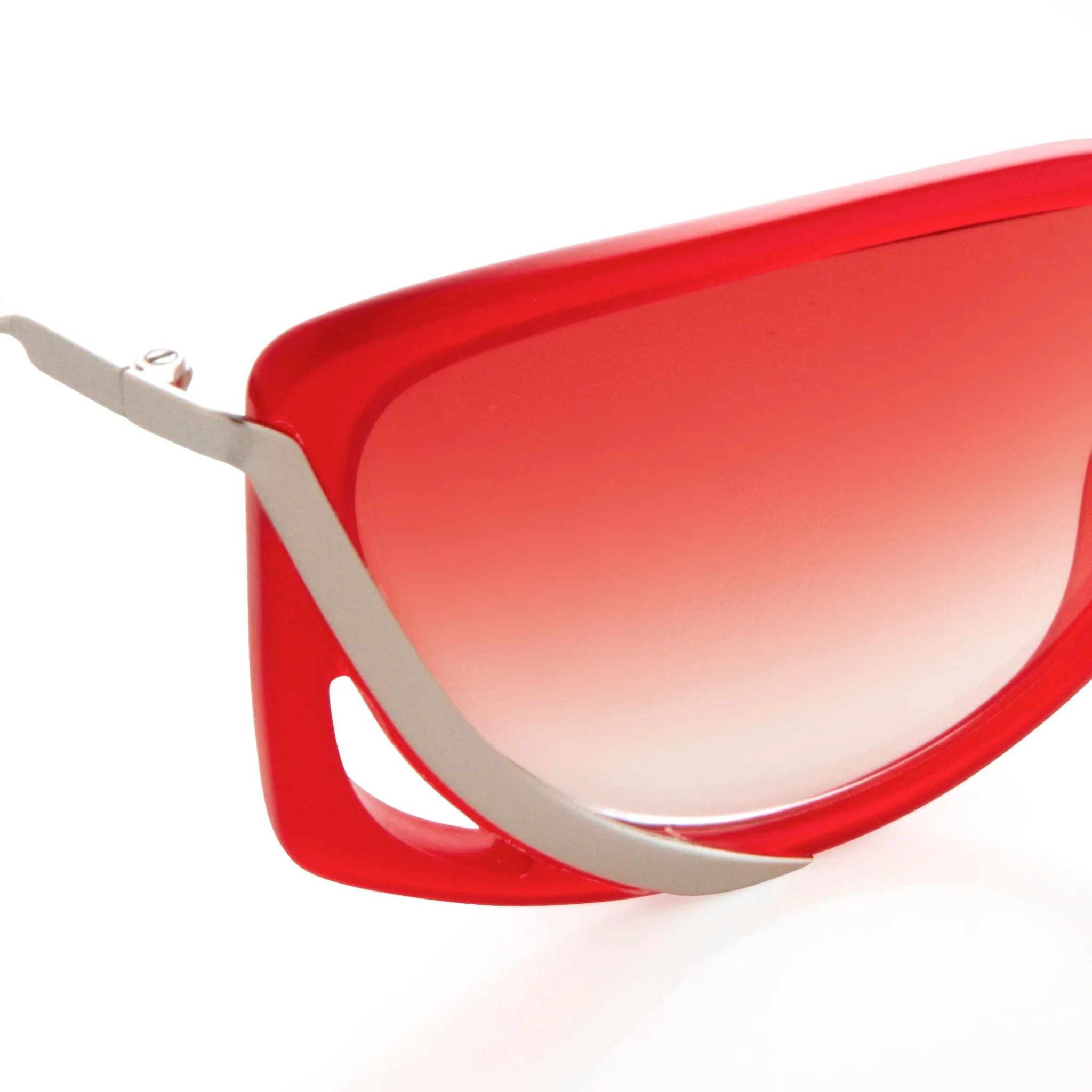 Prabal Gurung Sunglasses Rectangular Red - Image 2