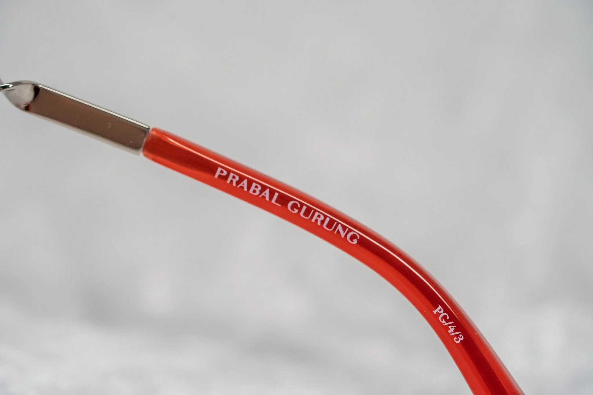 Prabal Gurung Sunglasses Rectangular Red - Image 7