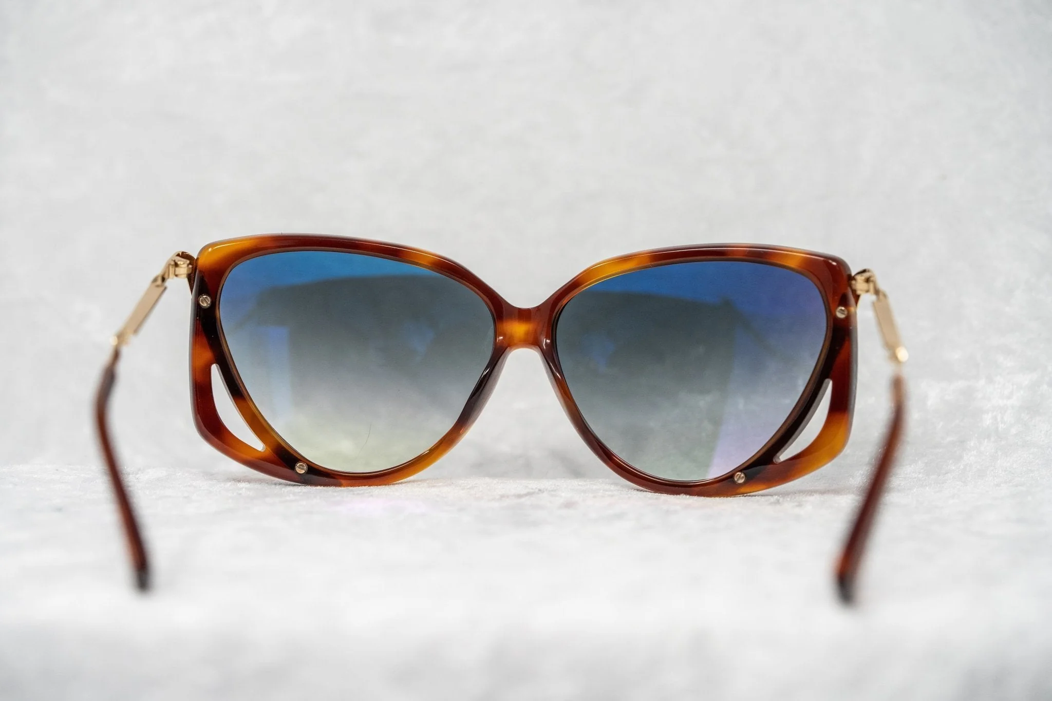 Prabal Gurung Sunglasses Rectangular Tortoise Shell and Grey - Image 11