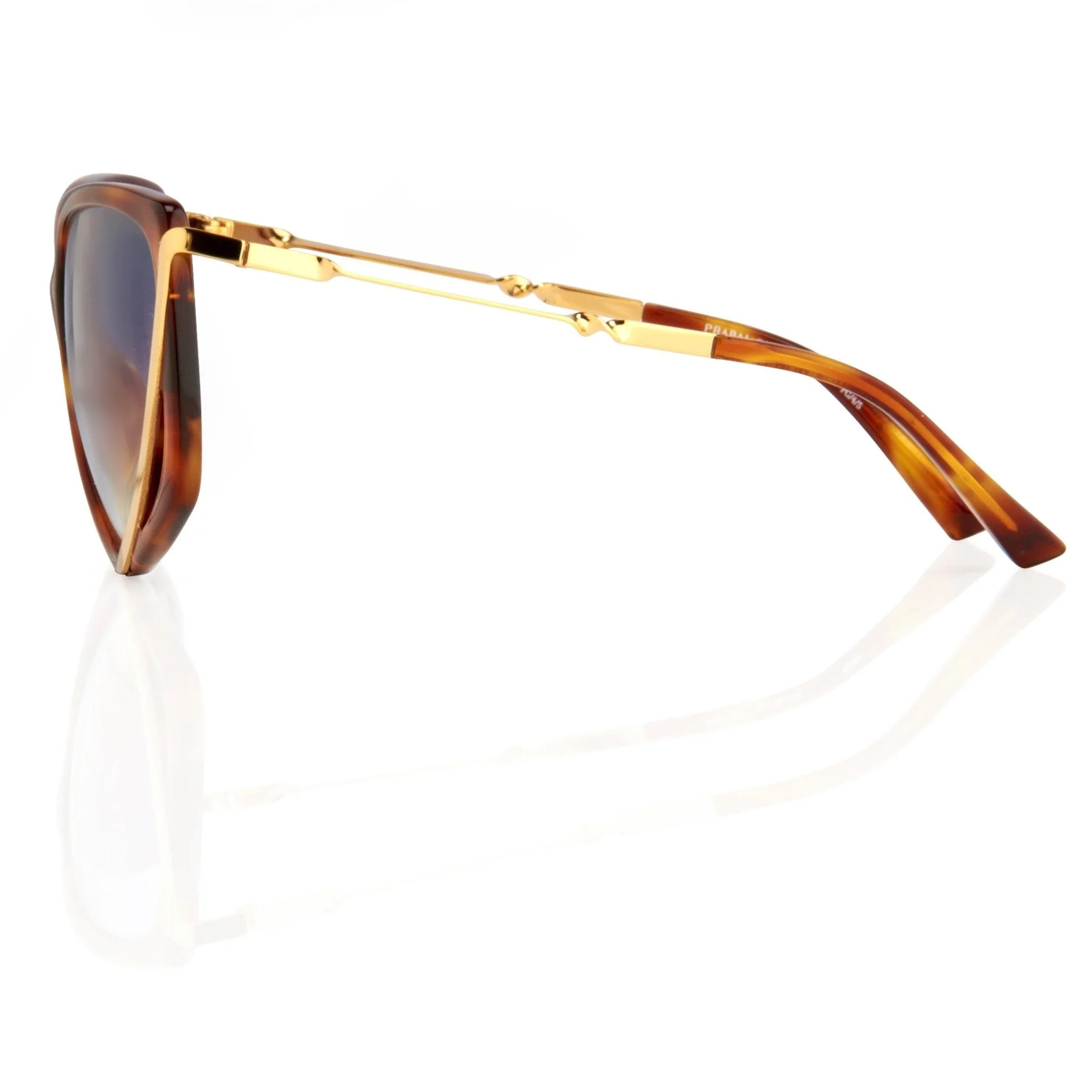 Prabal Gurung Sunglasses Rectangular Tortoise Shell and Grey - Image 4