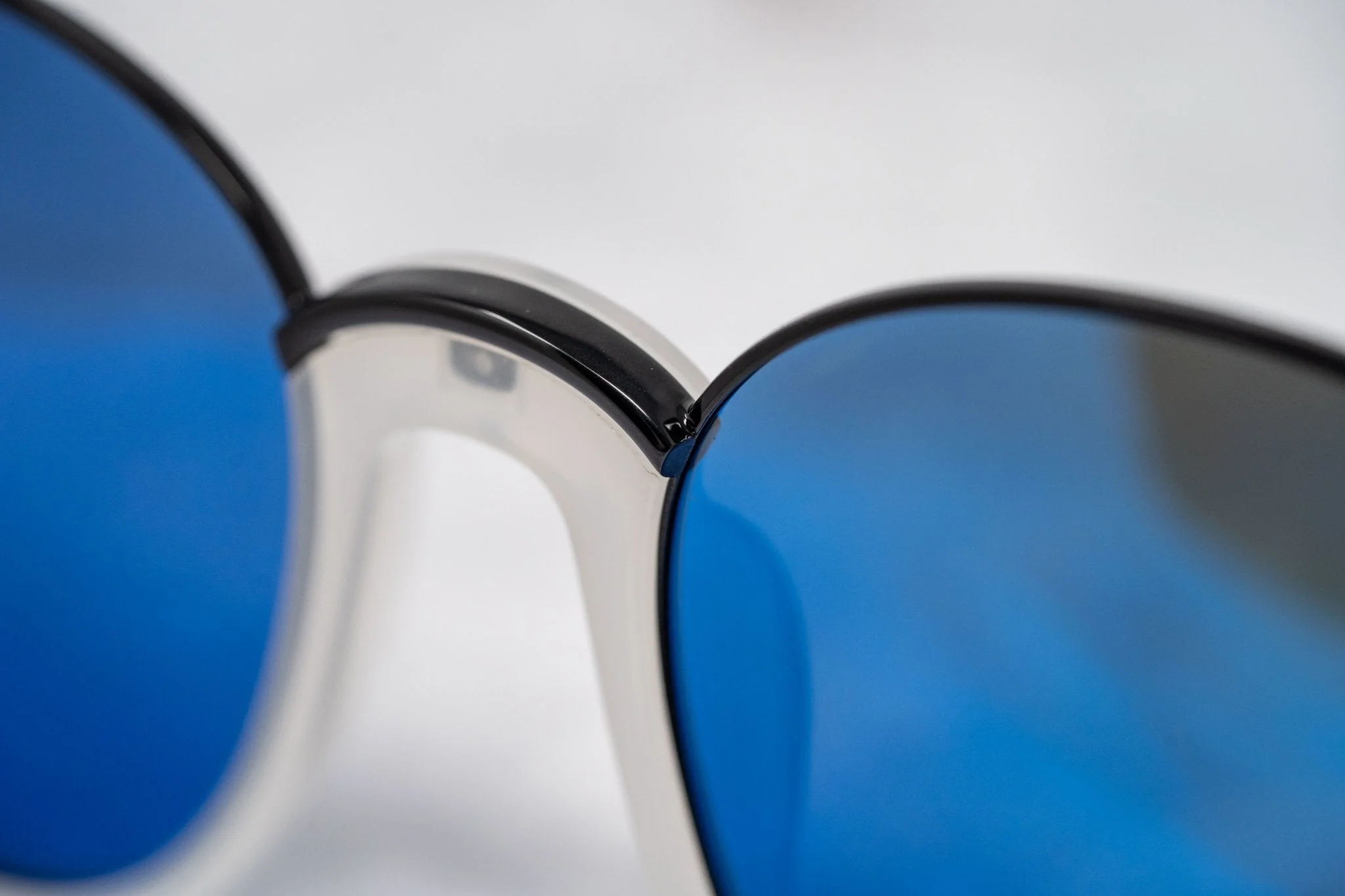 Prabal Gurung Sunglasses Round Black and Blue - Image 6