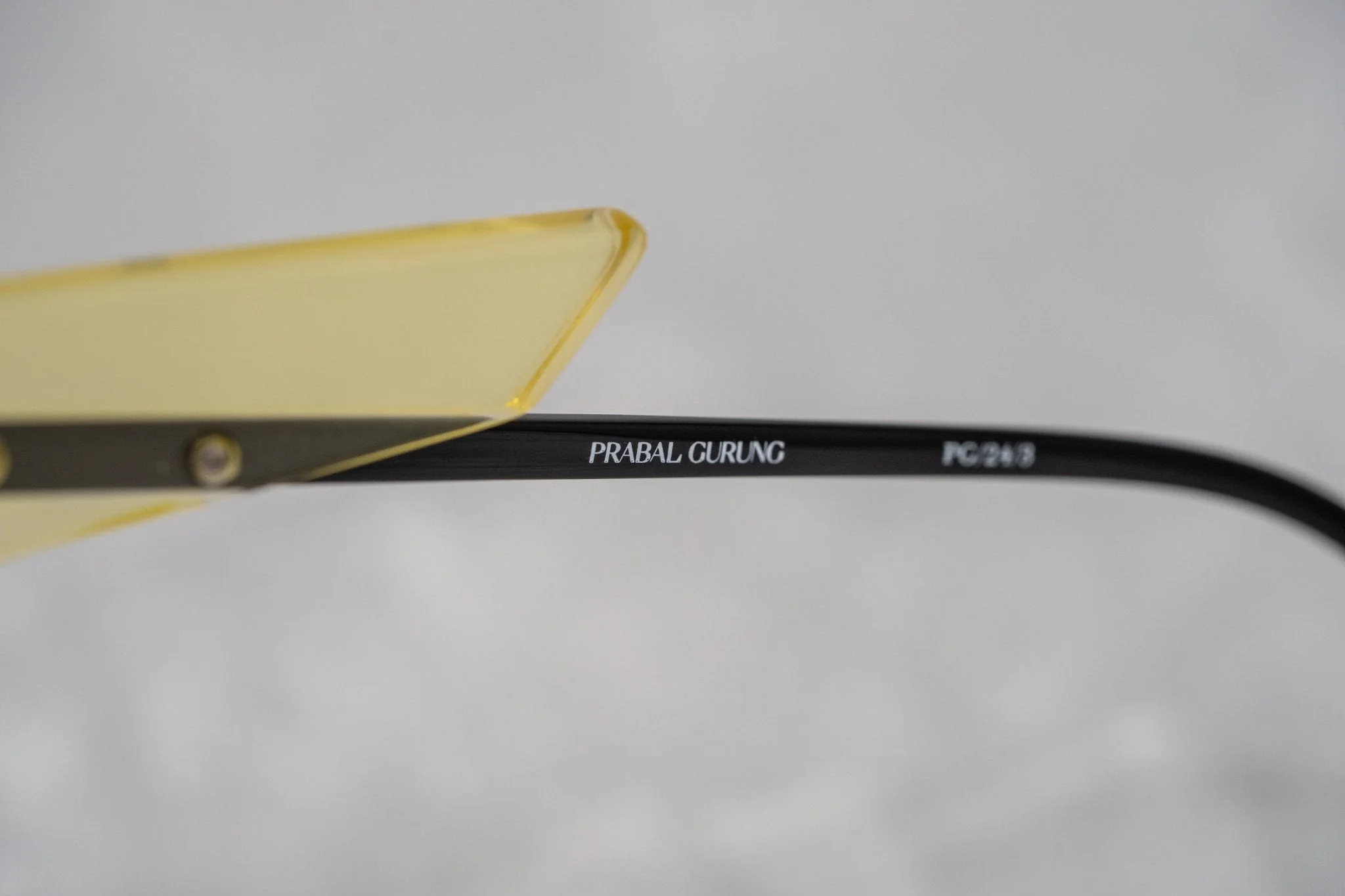 Prabal Gurung Sunglasses Round Ivory and Grey - Image 8