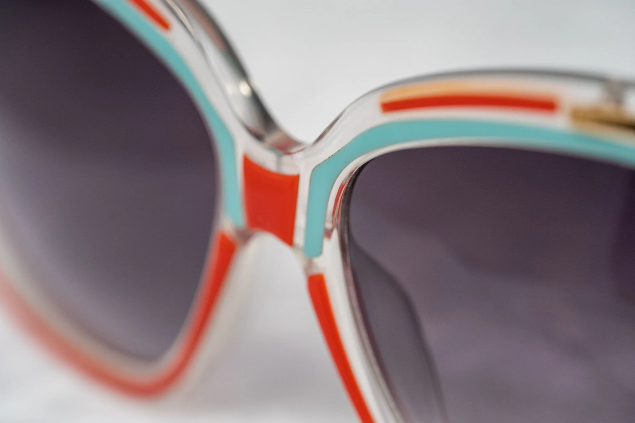 Prabal Gurung Sunglasses Square Red and Grey - Image 6