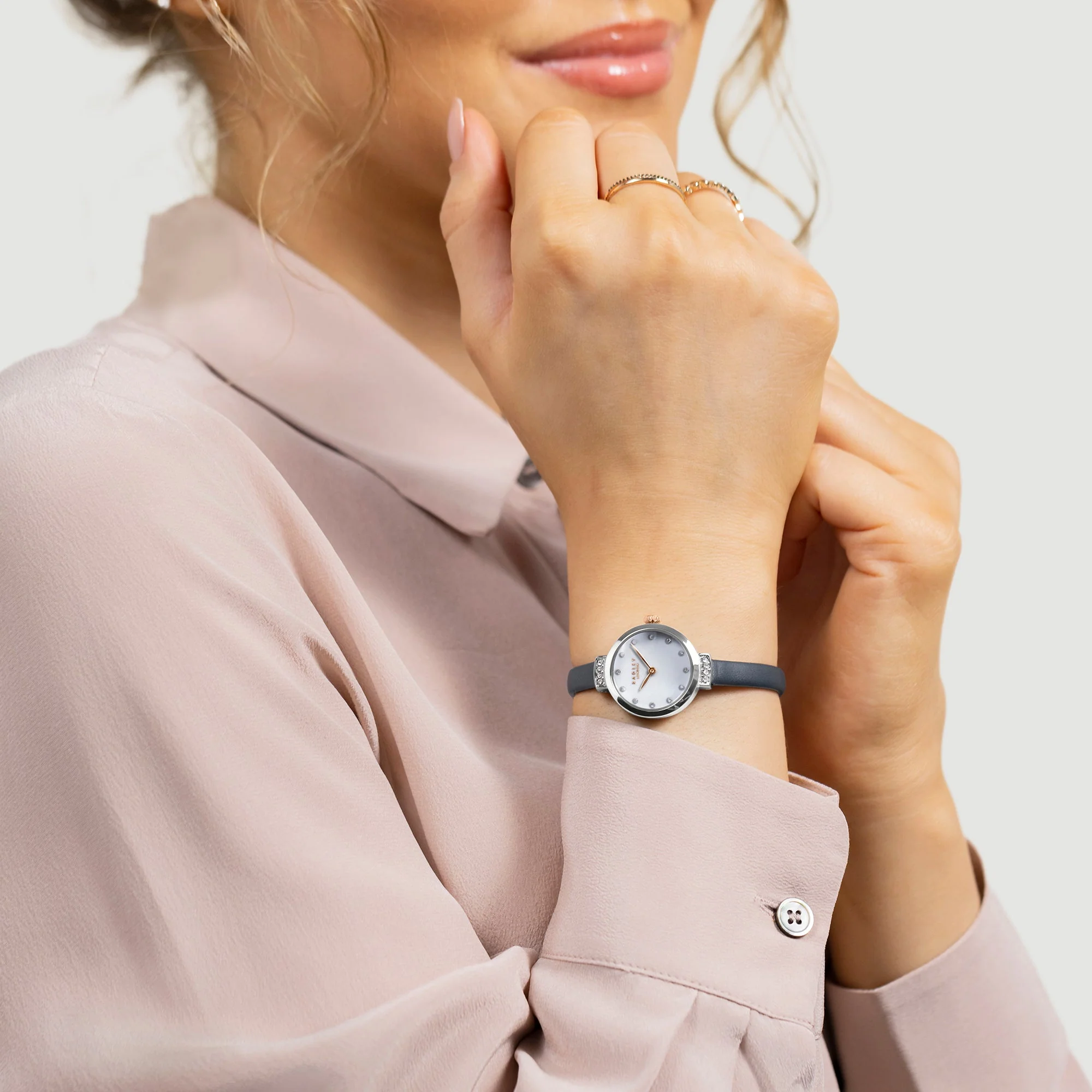 Radley Branded Ladies Blue Watch - Image 3