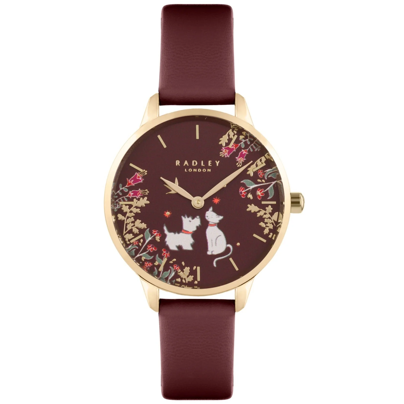 Radley Branded Ladies Maroon Watch