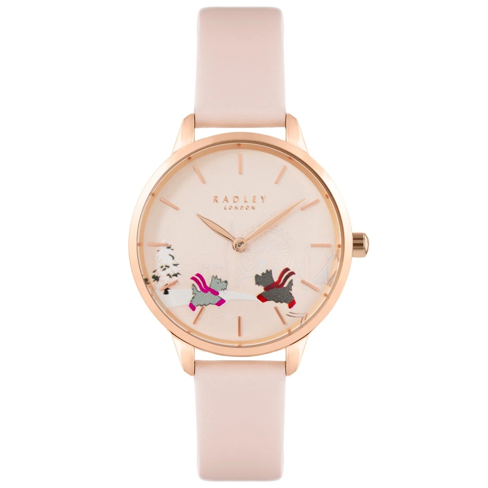 Radley Branded Ladies Rose Gold Watch