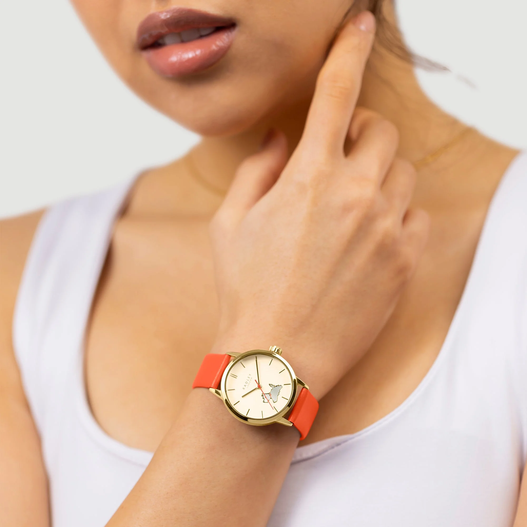Radley Mackay Road Ladies Orange Watch - Image 3