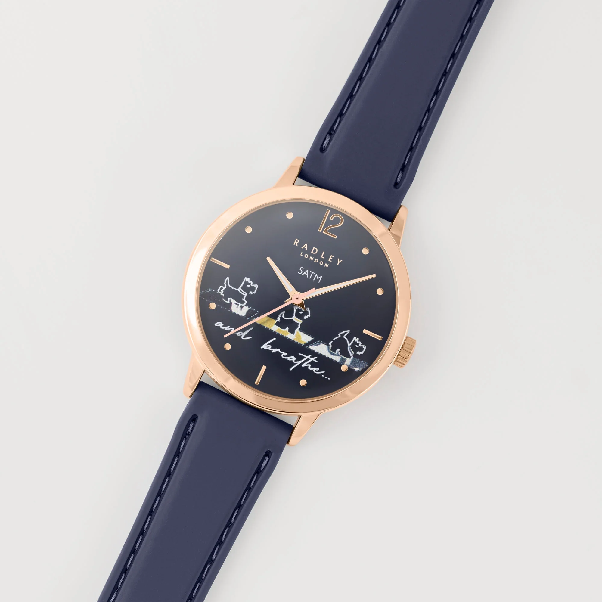 Radley Yoga Dog Teal Ladies Blue Watch - Image 2