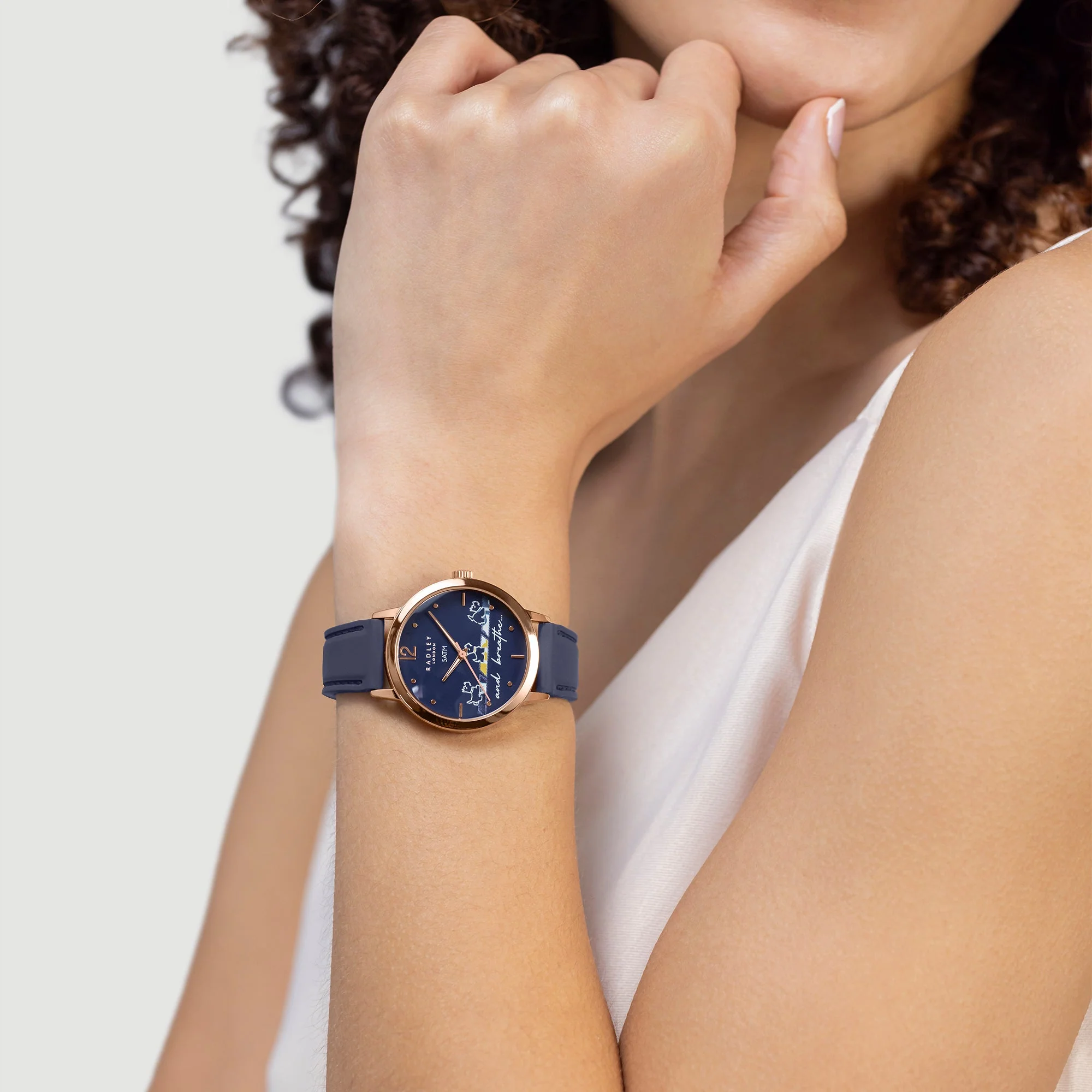 Radley Yoga Dog Teal Ladies Blue Watch - Image 3
