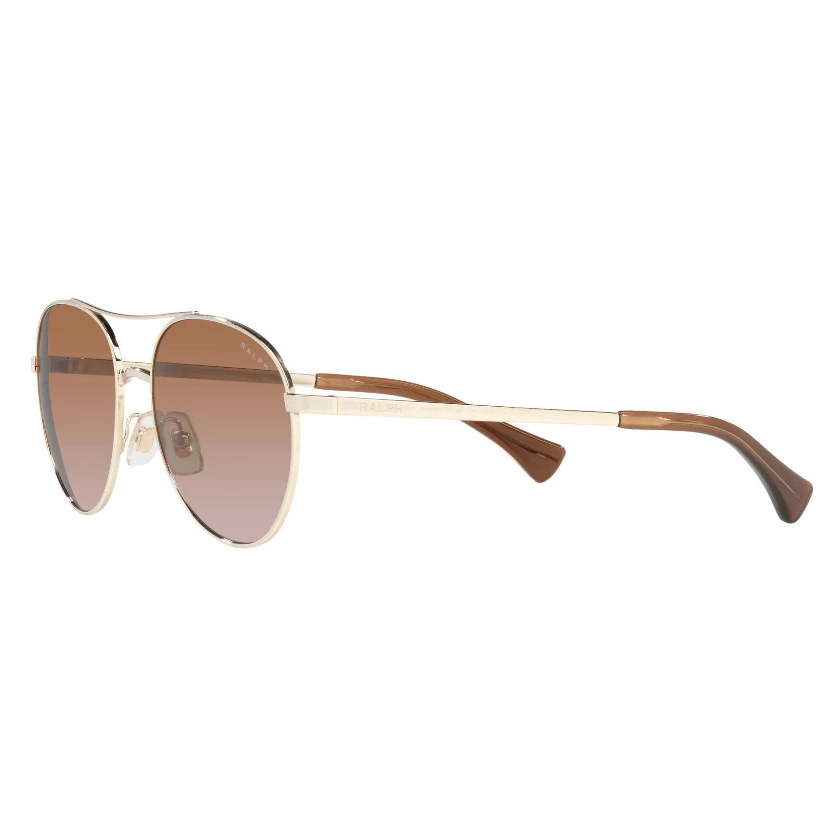 Ralph by Ralph Lauren (RL4) Women's Shiny Pale Gold Sunglasses - Image 3