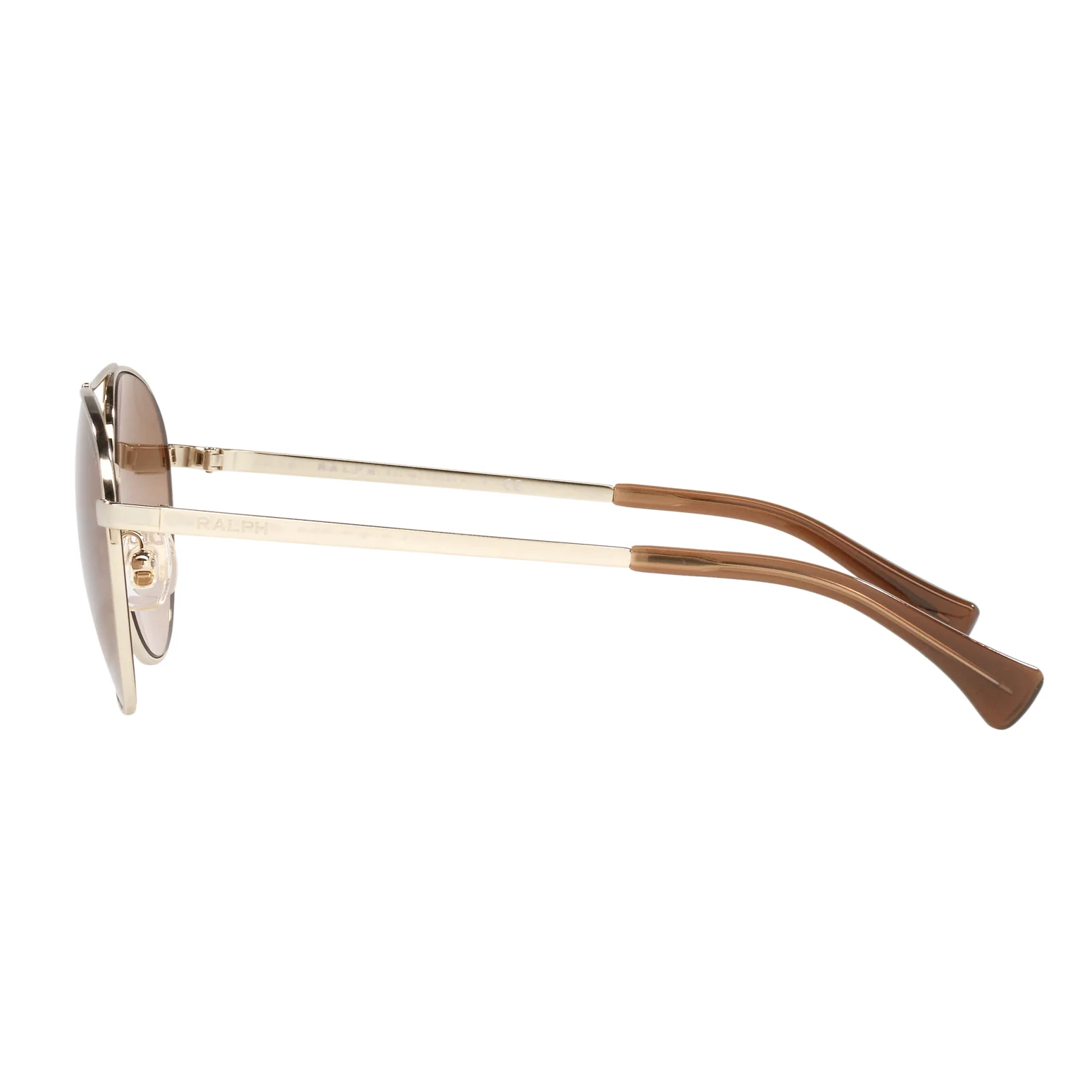 Ralph by Ralph Lauren (RL4) Women's Shiny Pale Gold Sunglasses - Image 4