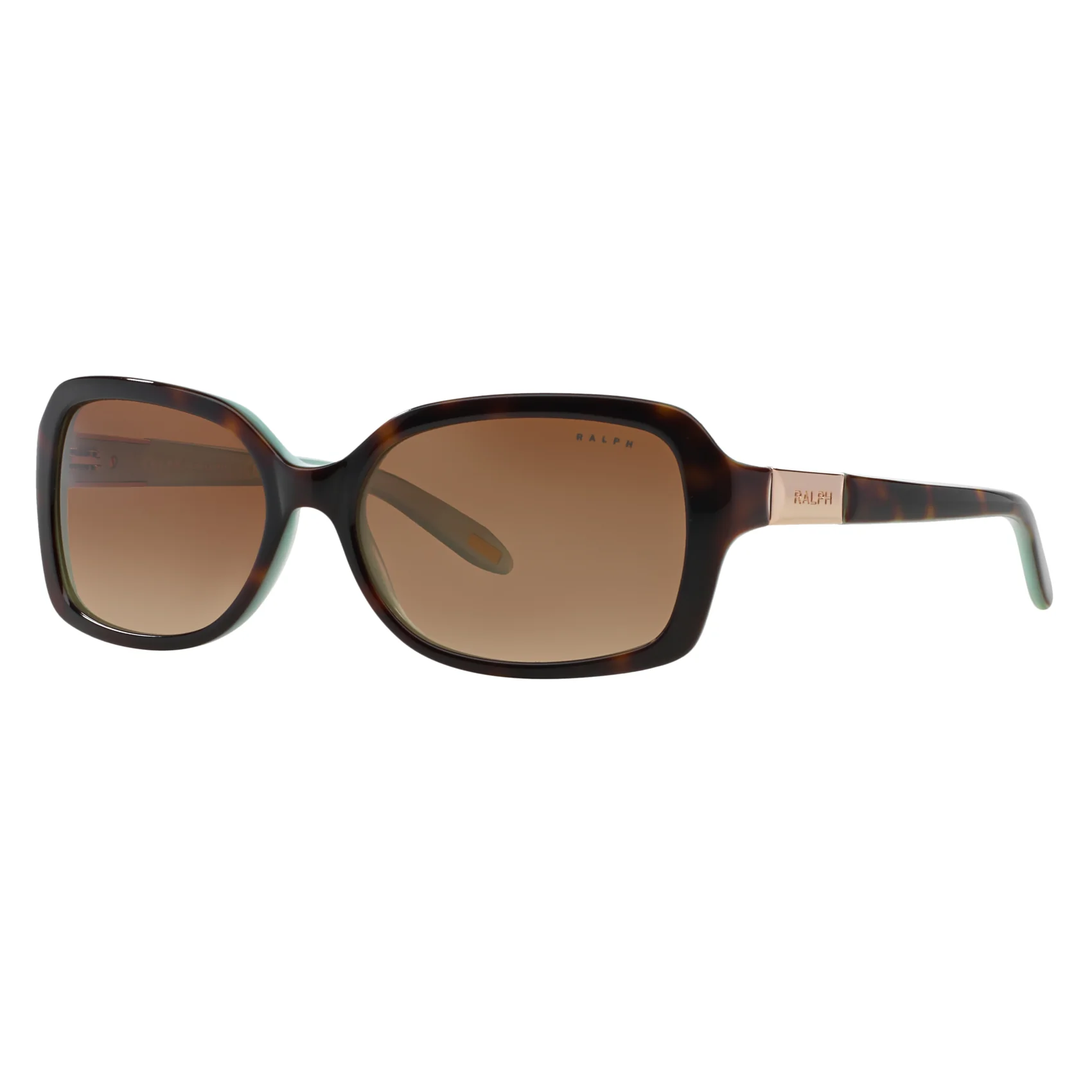 Ralph by Ralph Lauren (RL20) Women's LT Tortoise-Turquoise Sunglasses