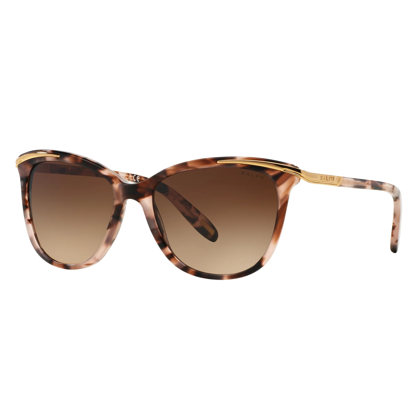 Ralph by Ralph Lauren (RL23) Women's Pink Tortoise Sunglasses