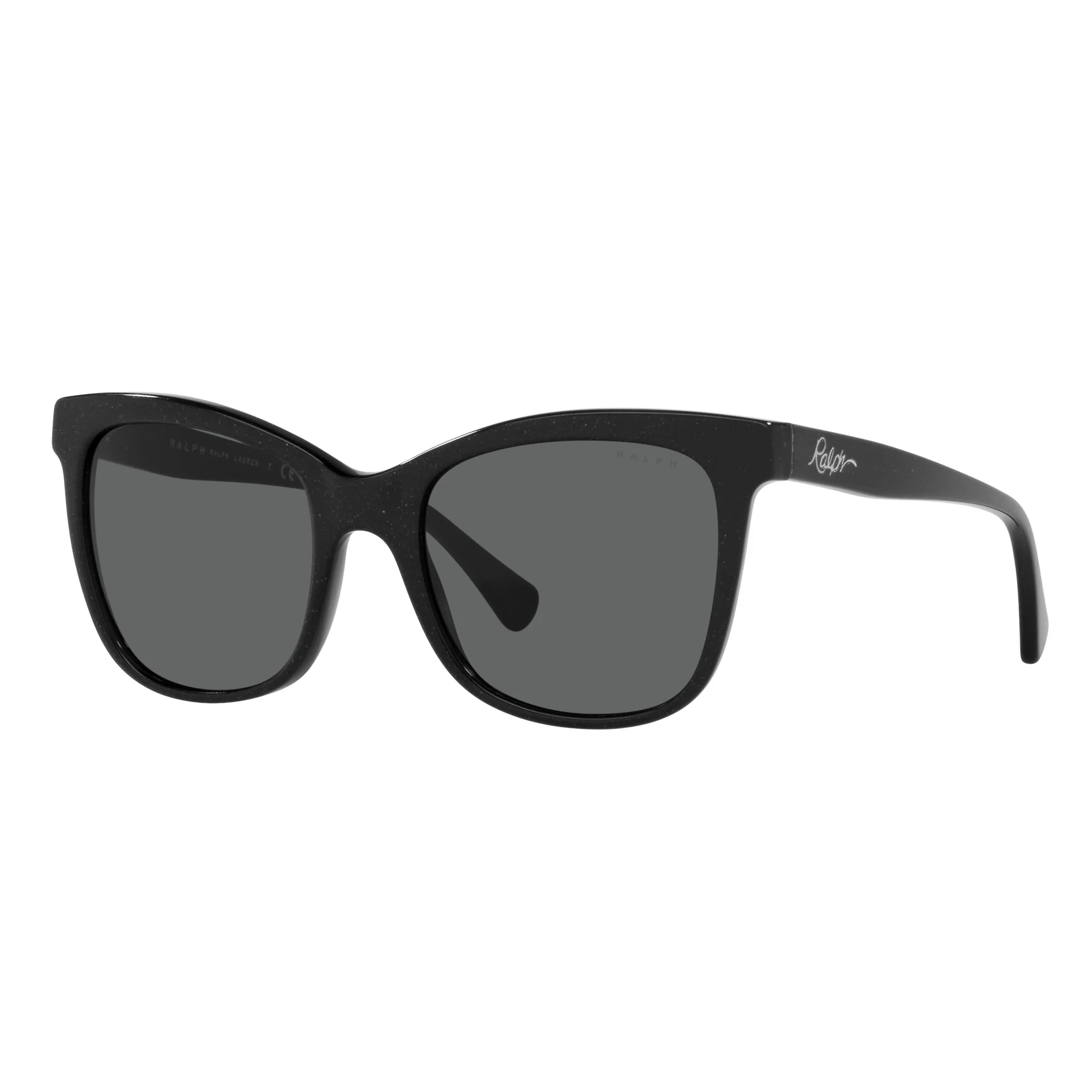 Ralph by Ralph Lauren (RL9) Women's Shiny Black Sunglasses