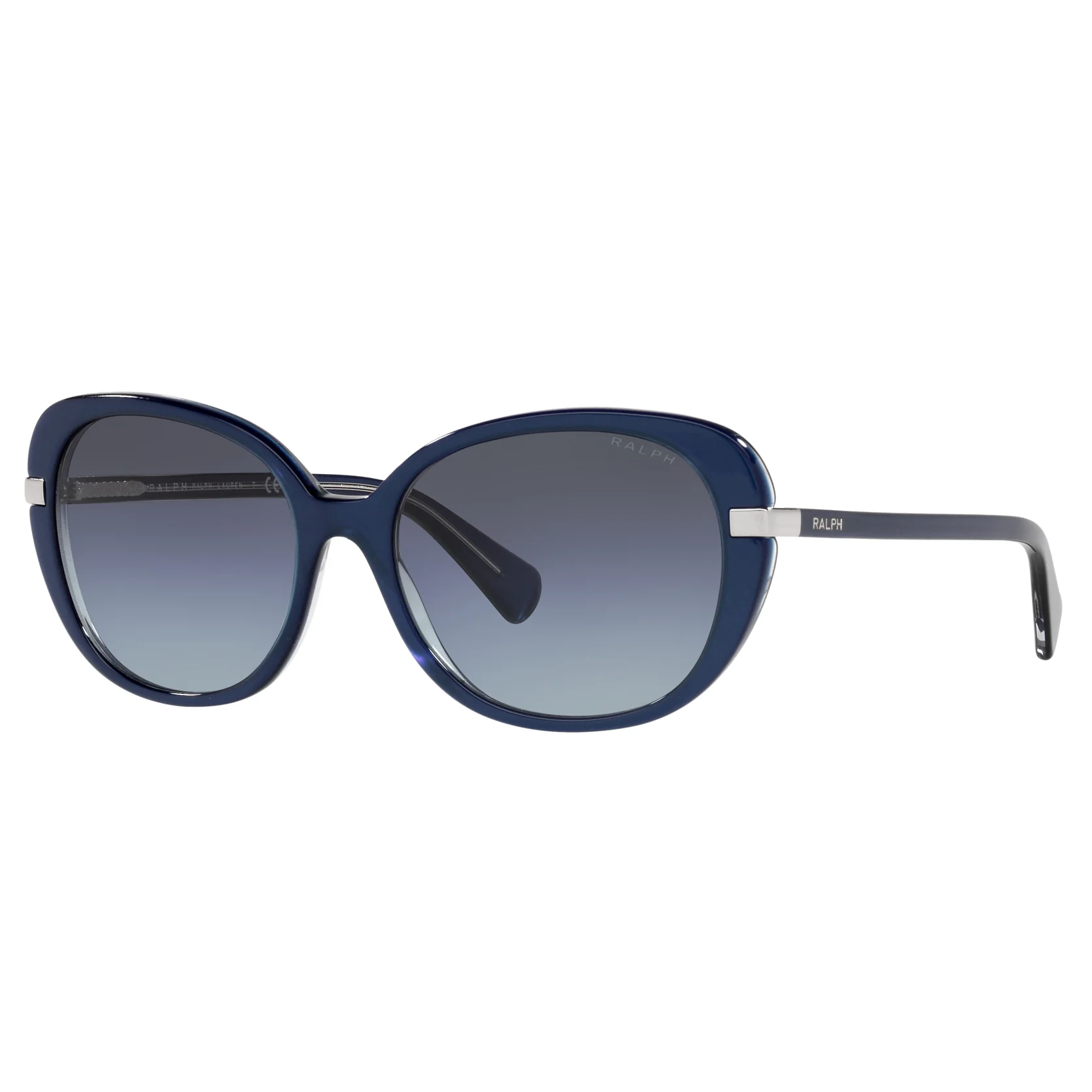 Ralph by Ralph Lauren (RL18) Women's Shiny Blue Sunglasses