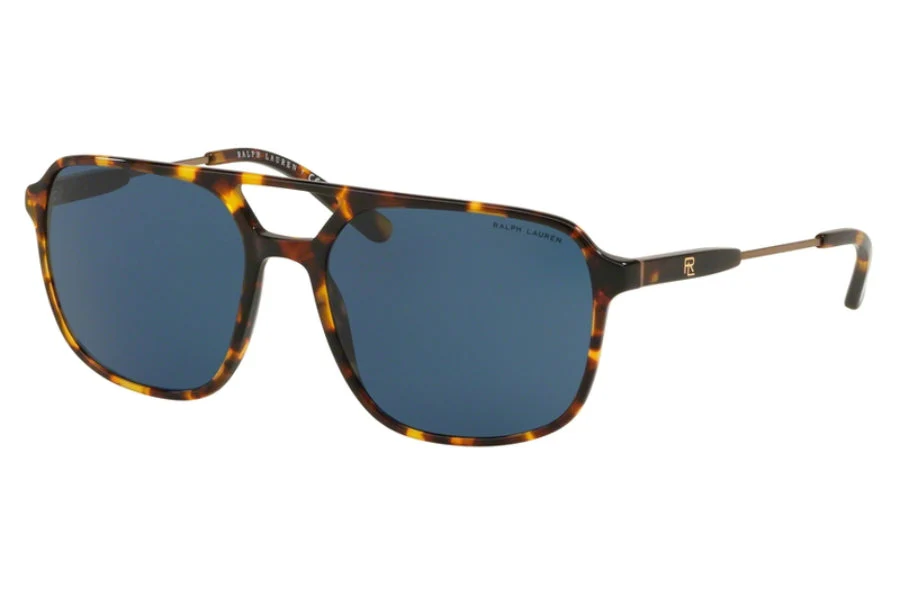 Ralph Lauren Unisex Sunglasses Browline Tortoise/Blue