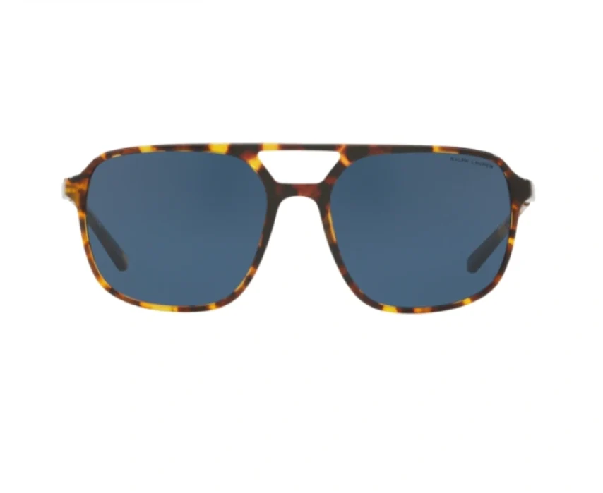 Ralph Lauren Unisex Sunglasses Browline Tortoise/Blue - Image 3