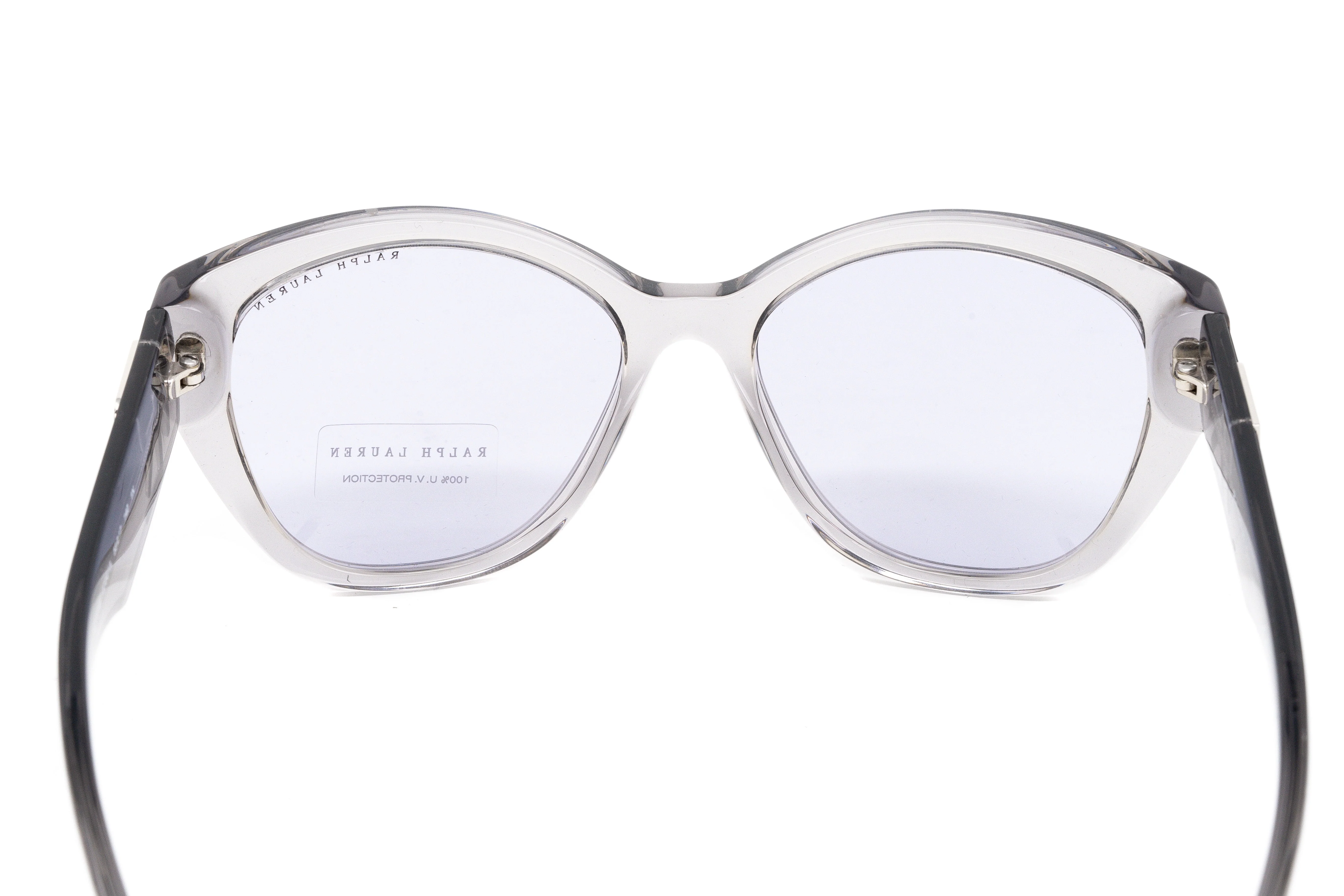 Ralph Lauren Women's Sunglasses Butterfly Clear/Grey - Image 8