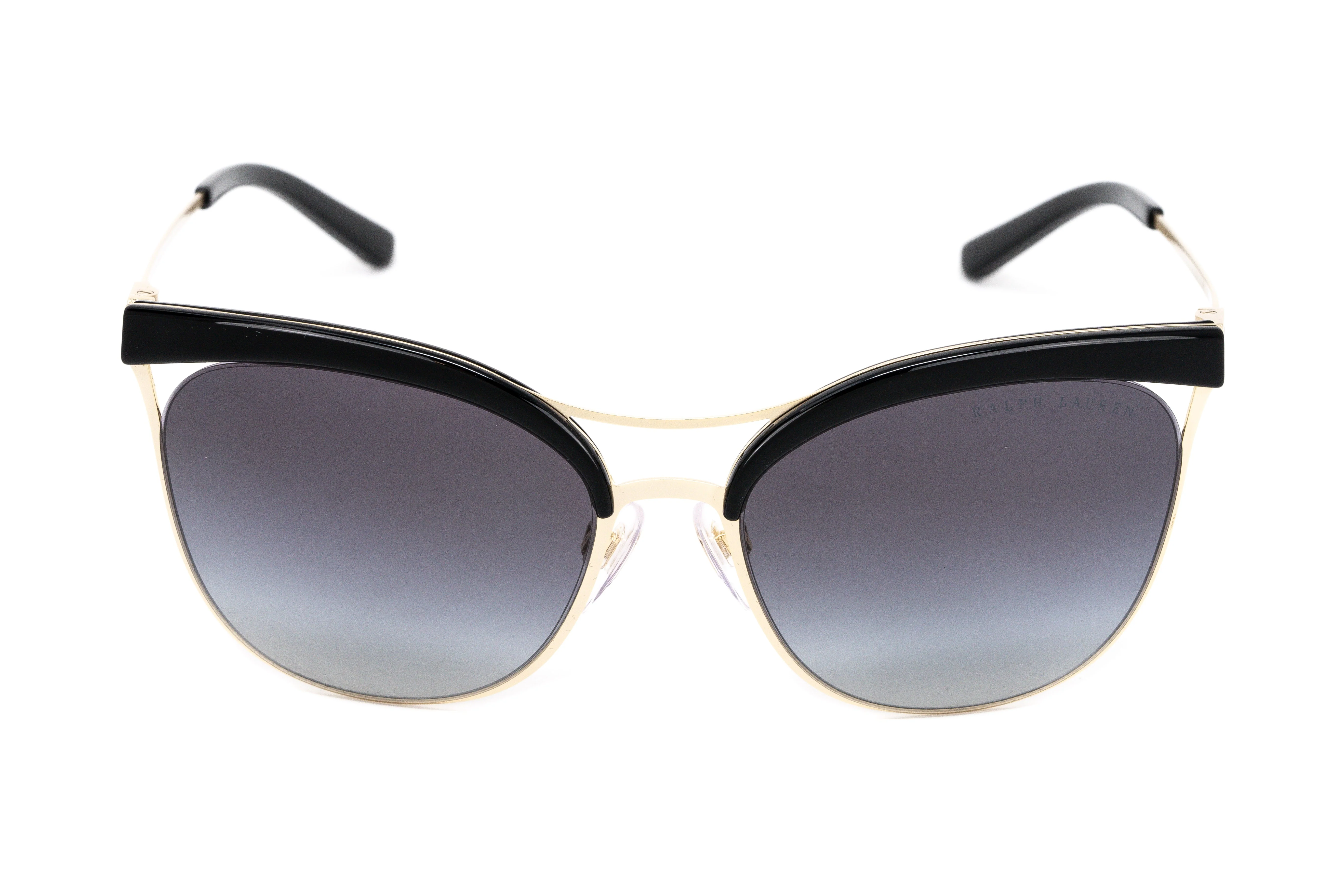 Ralph Lauren Women's Sunglasses Browline Black/Gold - Image 4