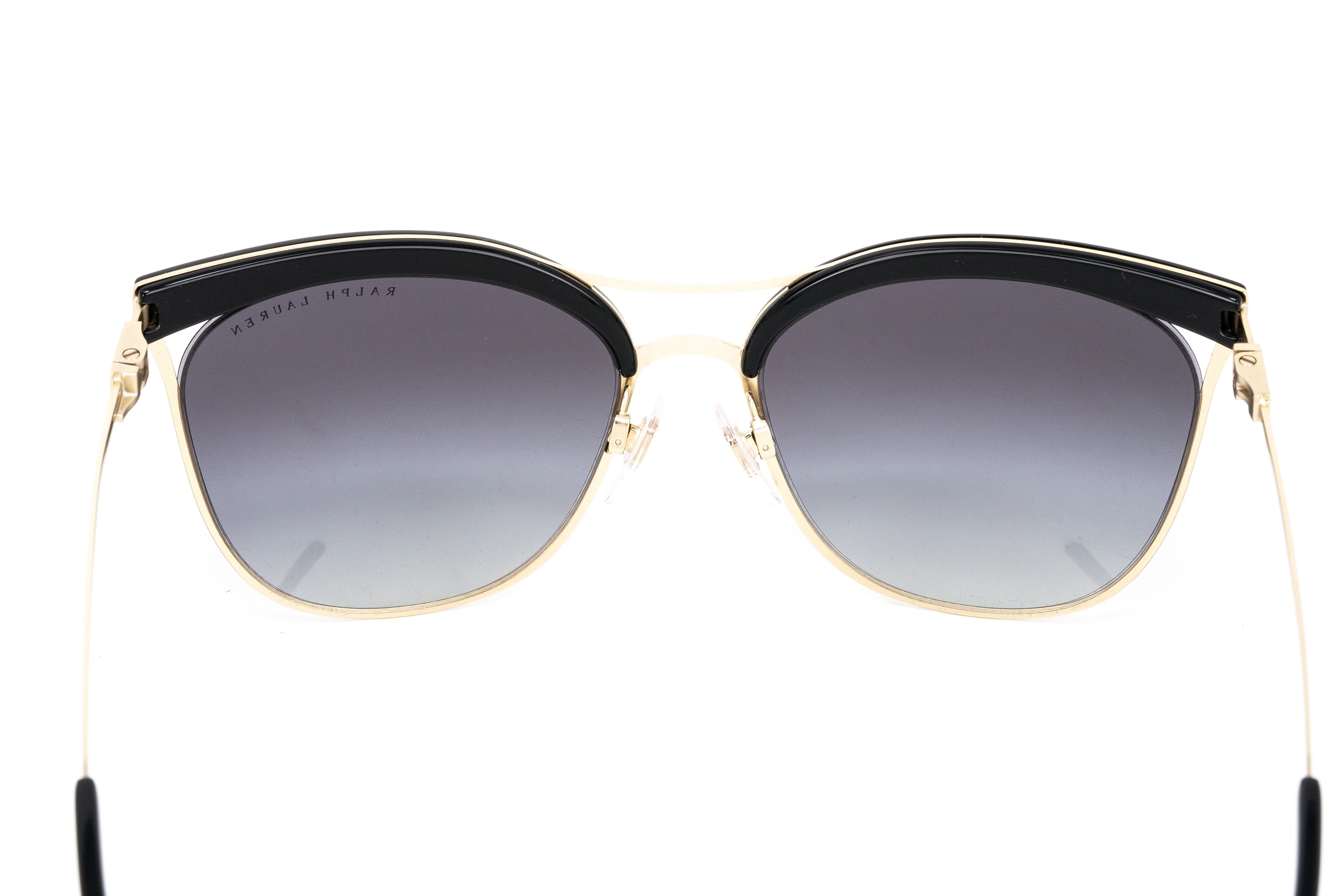 Ralph Lauren Women's Sunglasses Browline Black/Gold - Image 8