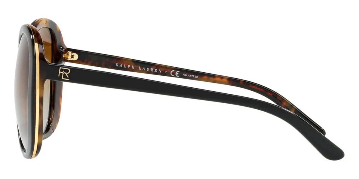 Ralph Lauren Women's Sunglasses Oversized Butterfly Black - Image 3