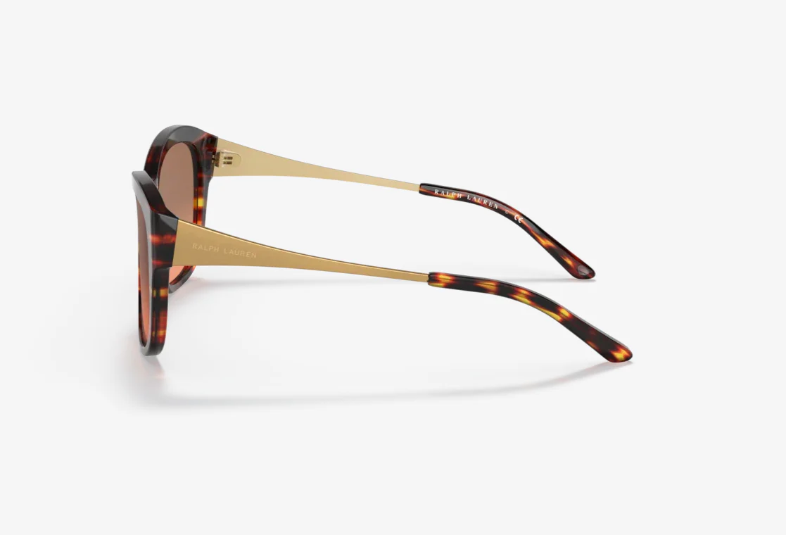 Ralph Lauren Women's Sunglasses Oversized Butterfly Tortoise - Image 3