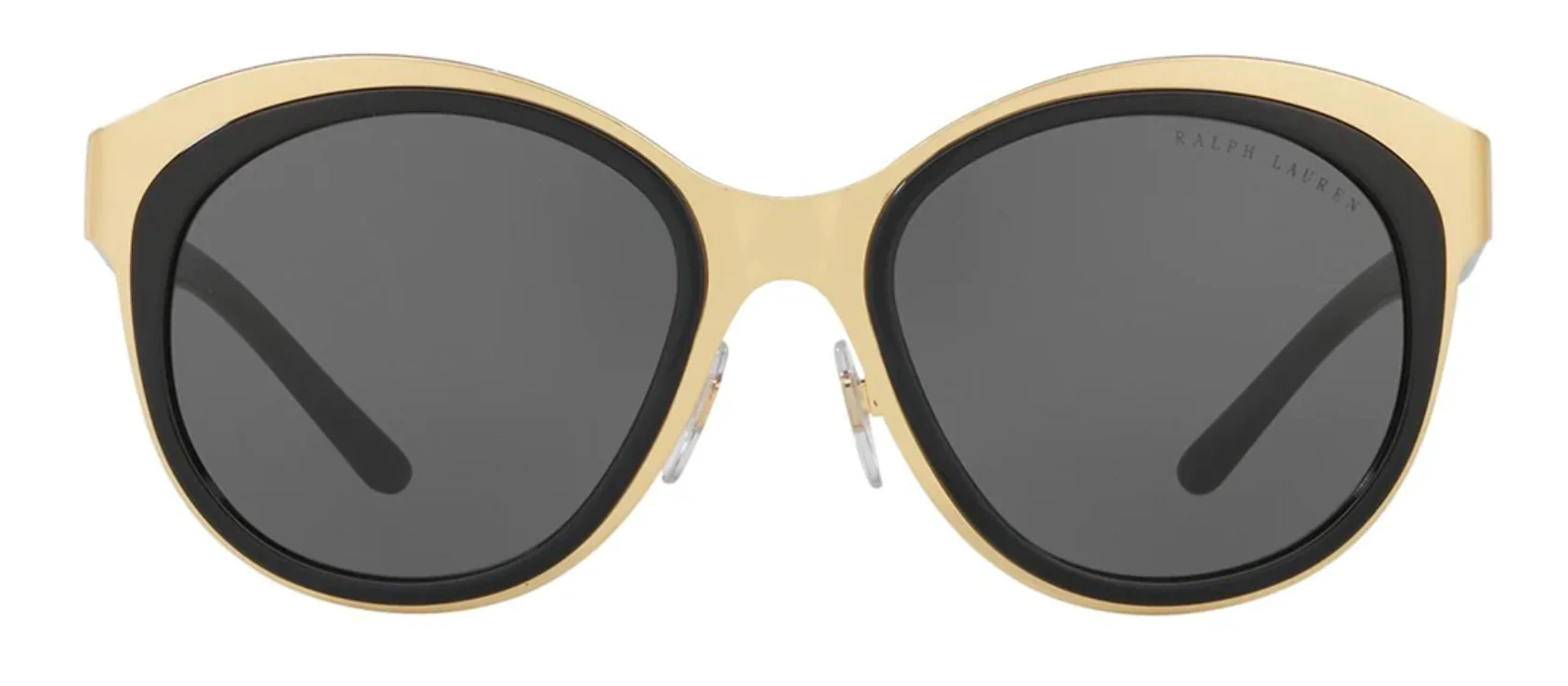 Ralph Lauren Women's Sunglasses Oversized Round Gold/Grey - Image 2