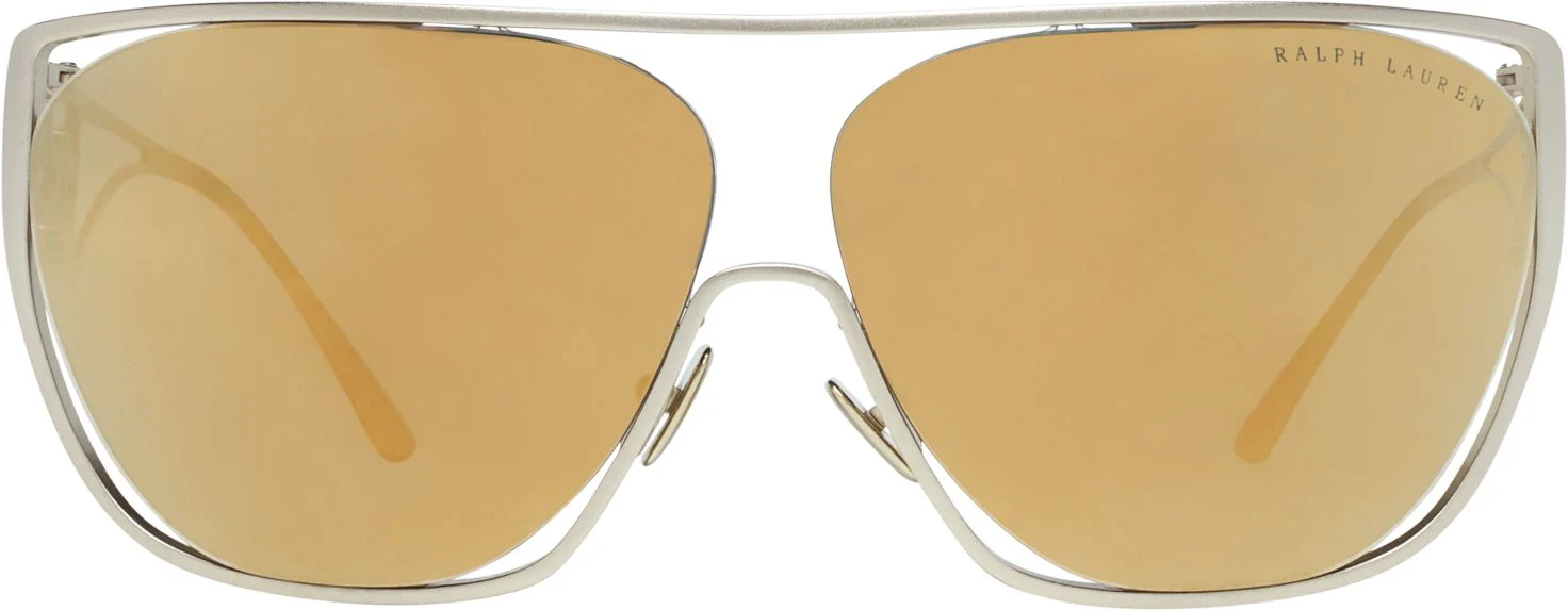 Ralph Lauren Women's Sunglasses Shield Gold - Image 2