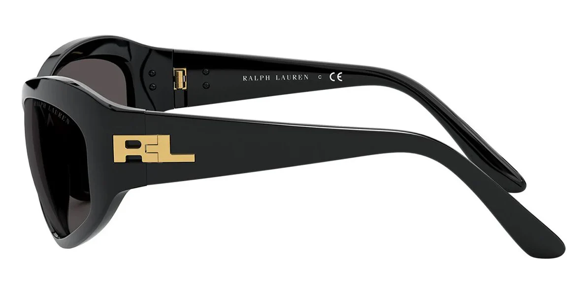 Ralph Lauren Women's Sunglasses Wraparound Black - Image 3