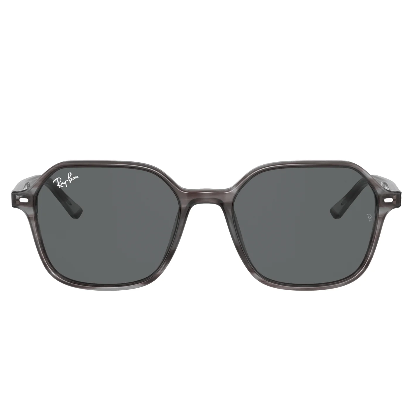 Ray-Ban 0RB2194 1314B1 53(RB39) Unisex John Striped Grey Sunglasses - Image 2