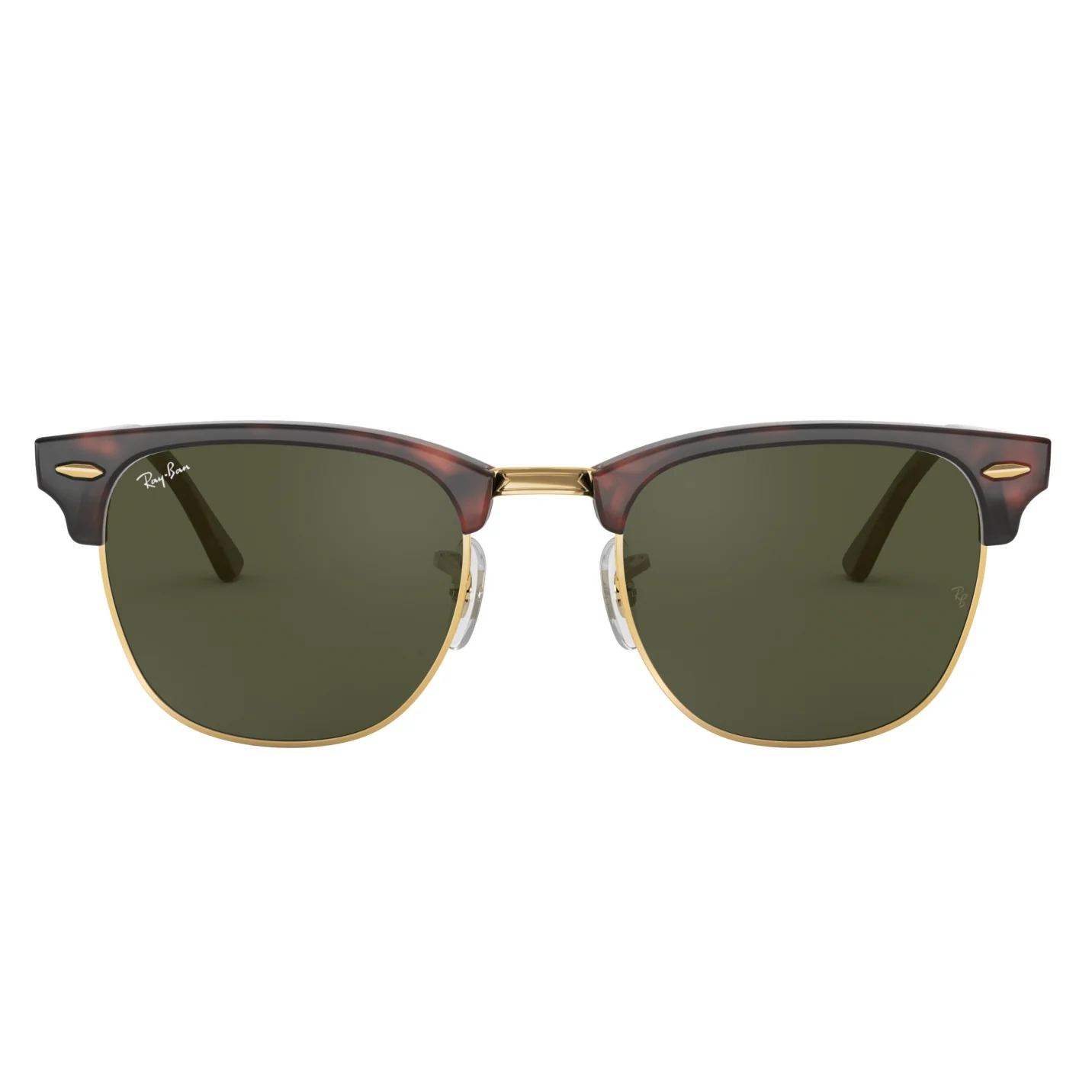 Ray-Ban (RB36) Men's Clubmaster Mock Tortoise Sunglasses - Image 2