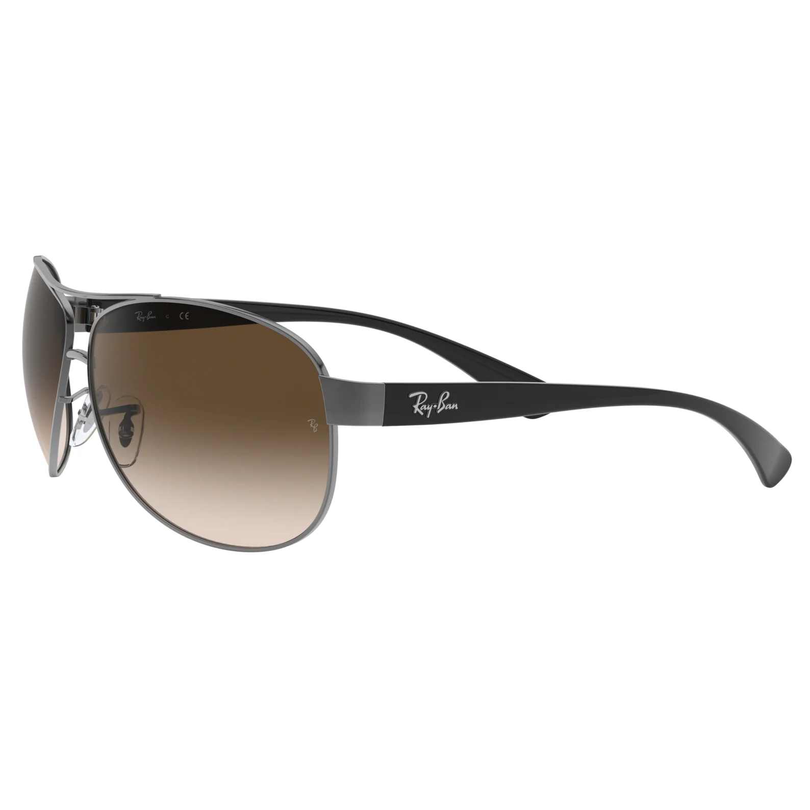 Ray-Ban (RB30) Men's Gunmetal Sunglasses - Image 3