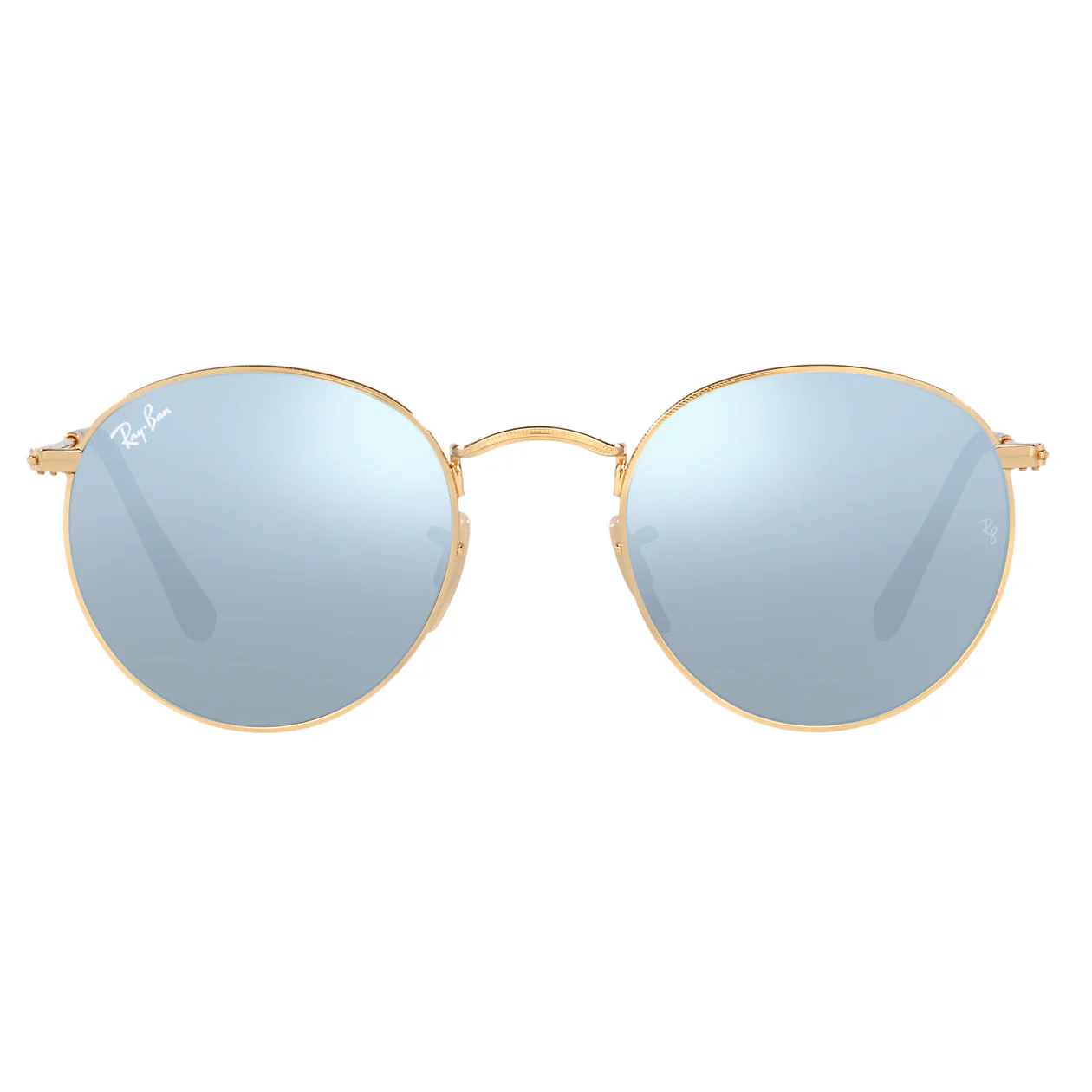 Ray-Ban (RB23) Men's Shiny Gold Sunglasses - Image 3