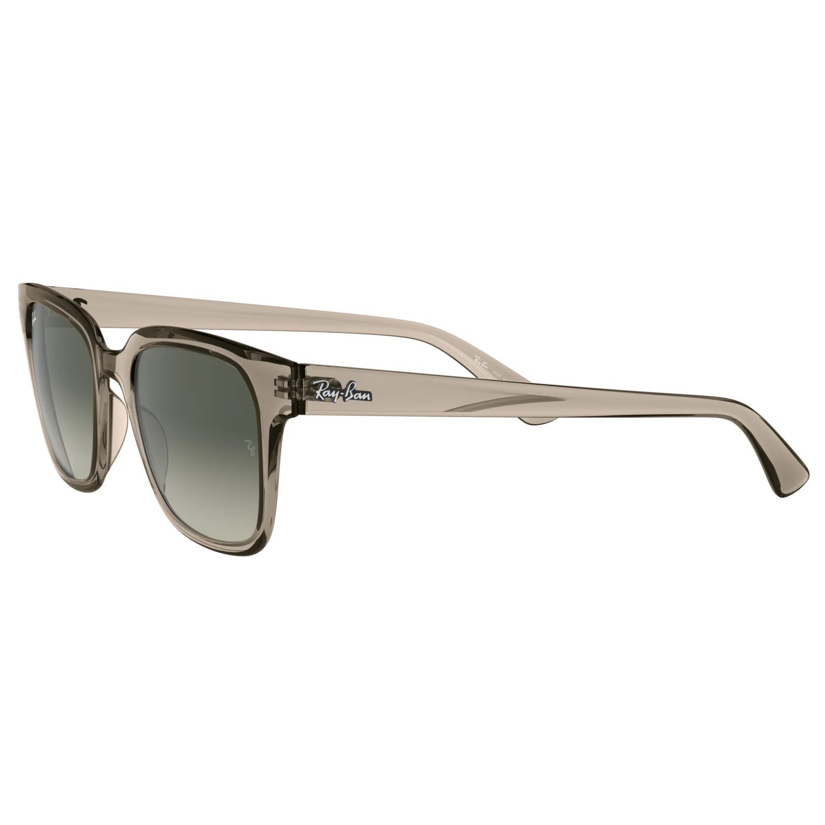 Ray-Ban (RB5) Unisex Transparent Grey Sunglasses - Image 3