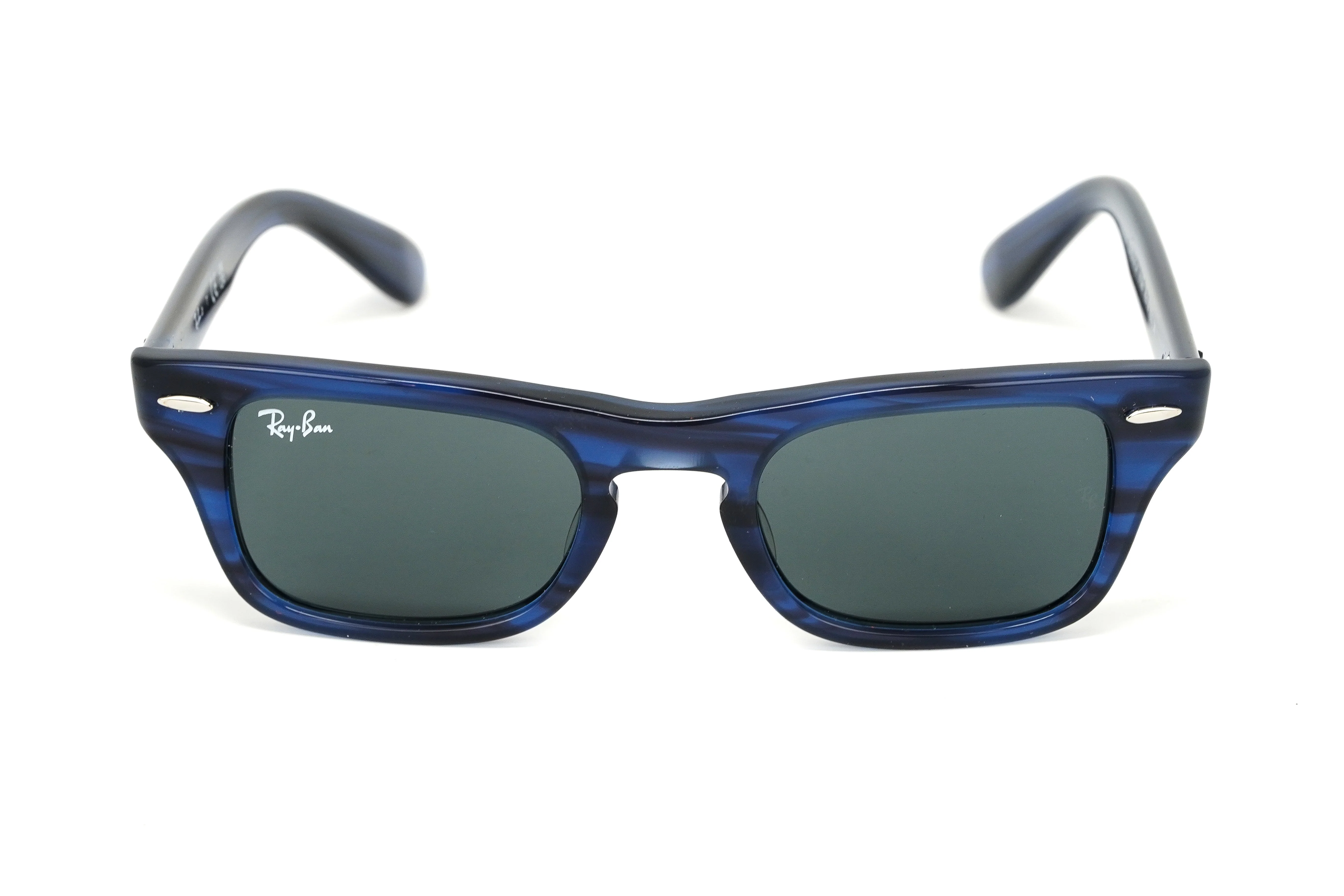 Ray-Ban Junior Sunglasses Burbank Blue/Grey - Image 4