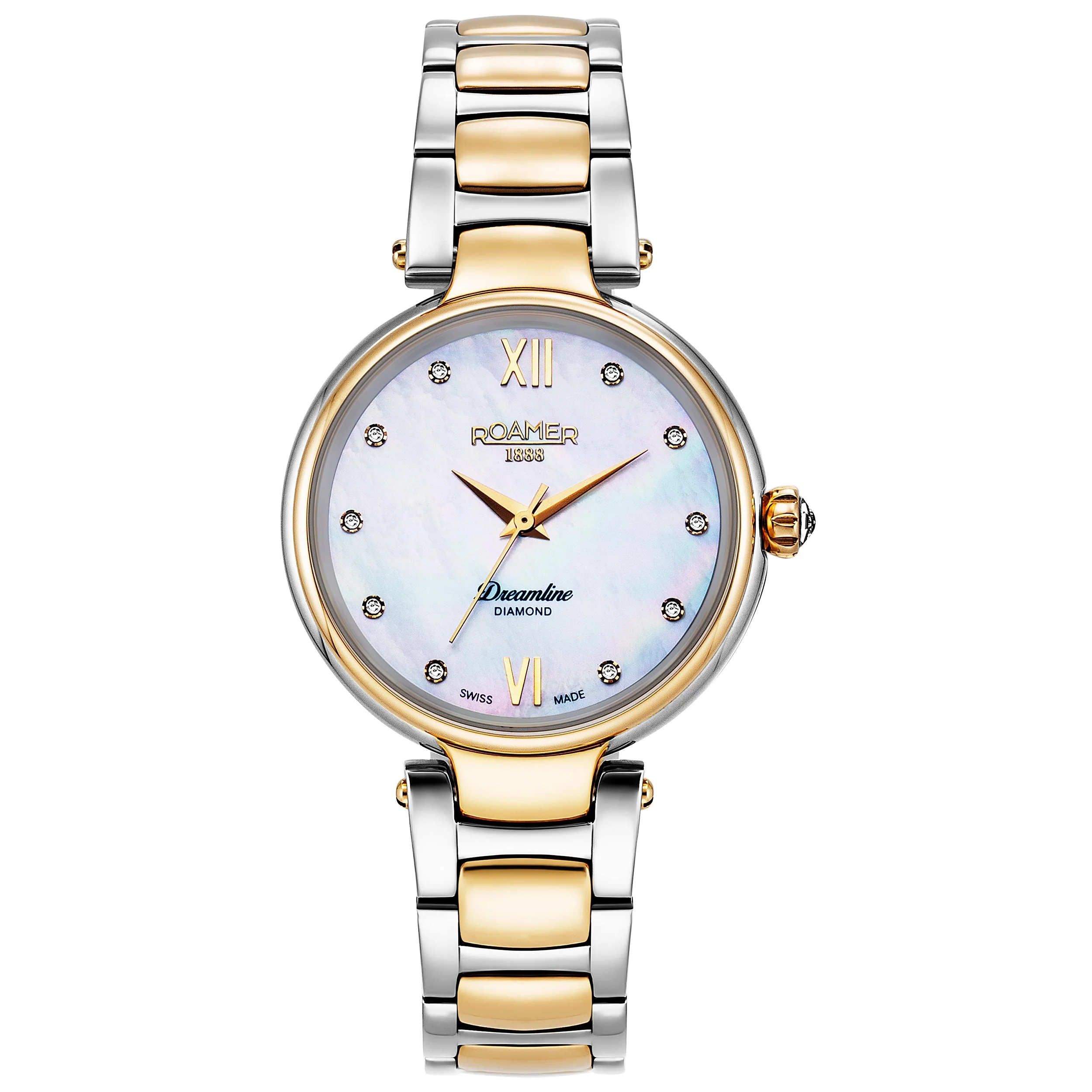 Roamer Dreamline Ladies Two-Tone Rose Gold Watch